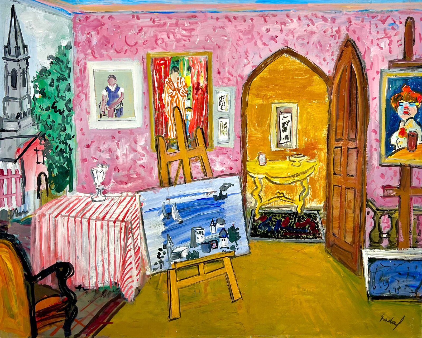 Chez Marguerite by Carlos Nadal, circa 1987