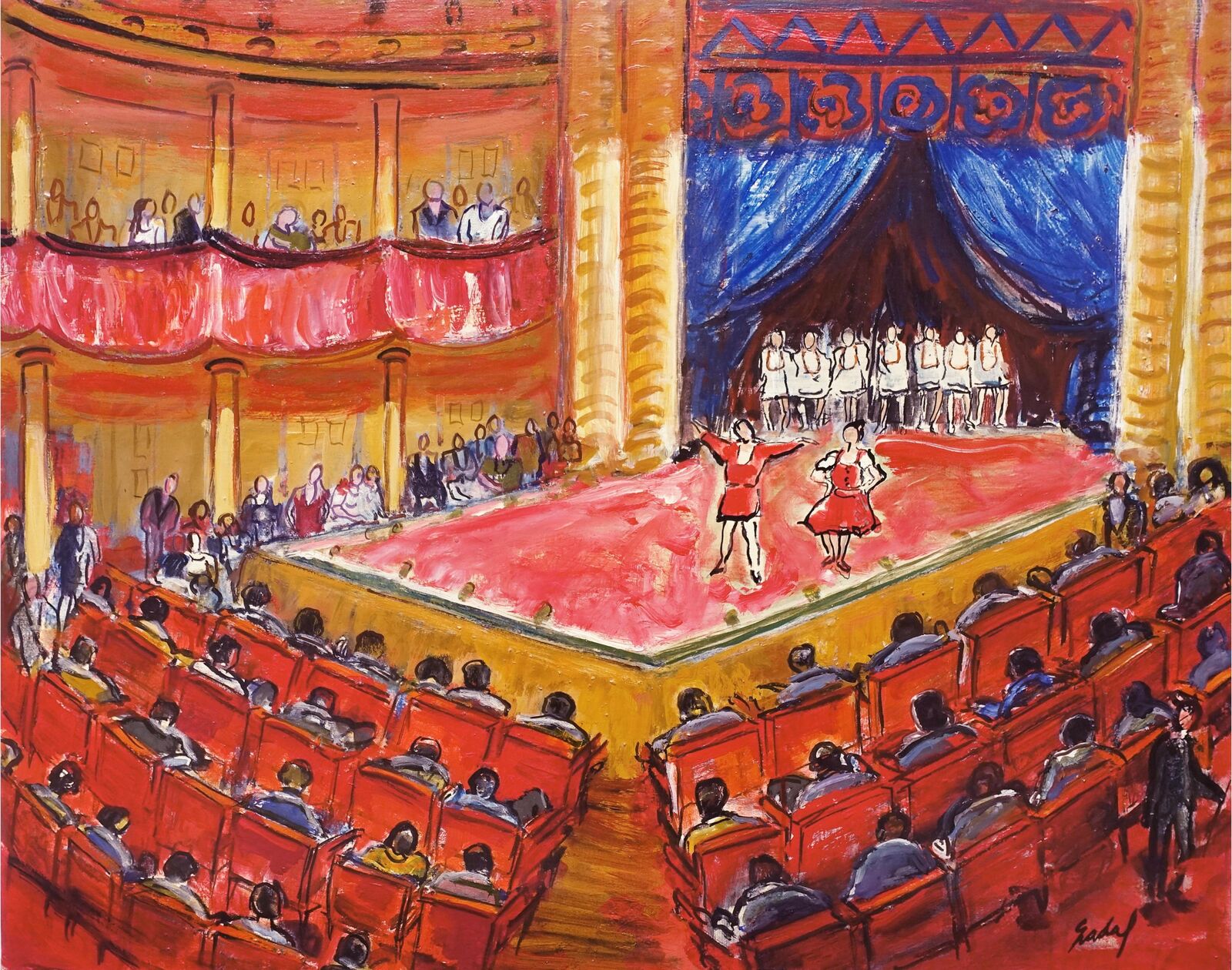 Theatre by Carlos Nadal, circa 1990