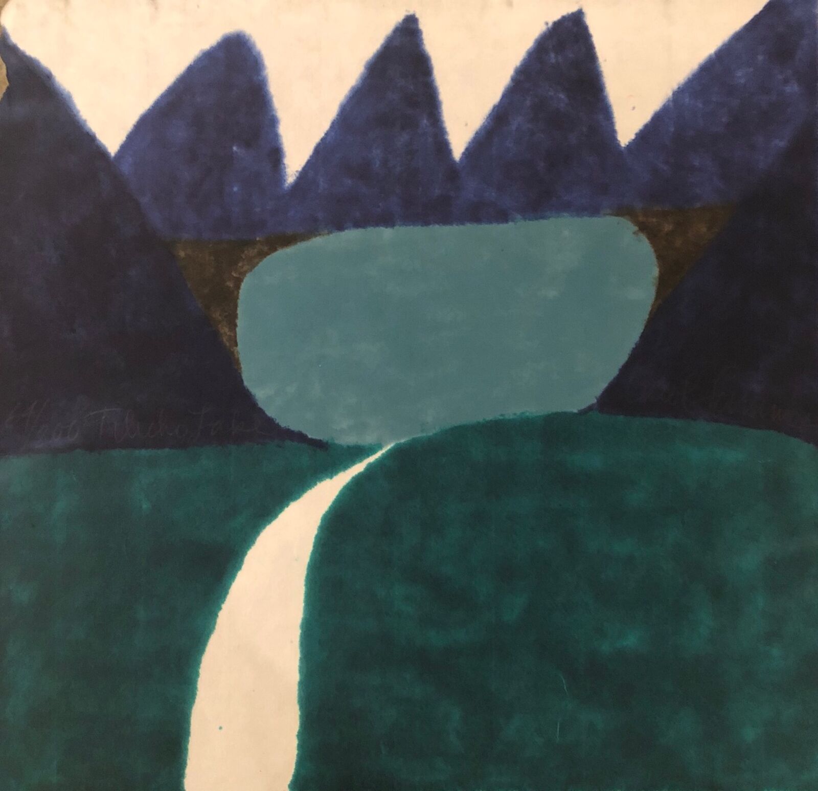 Tilicho Lake by Carol Summers, 1984