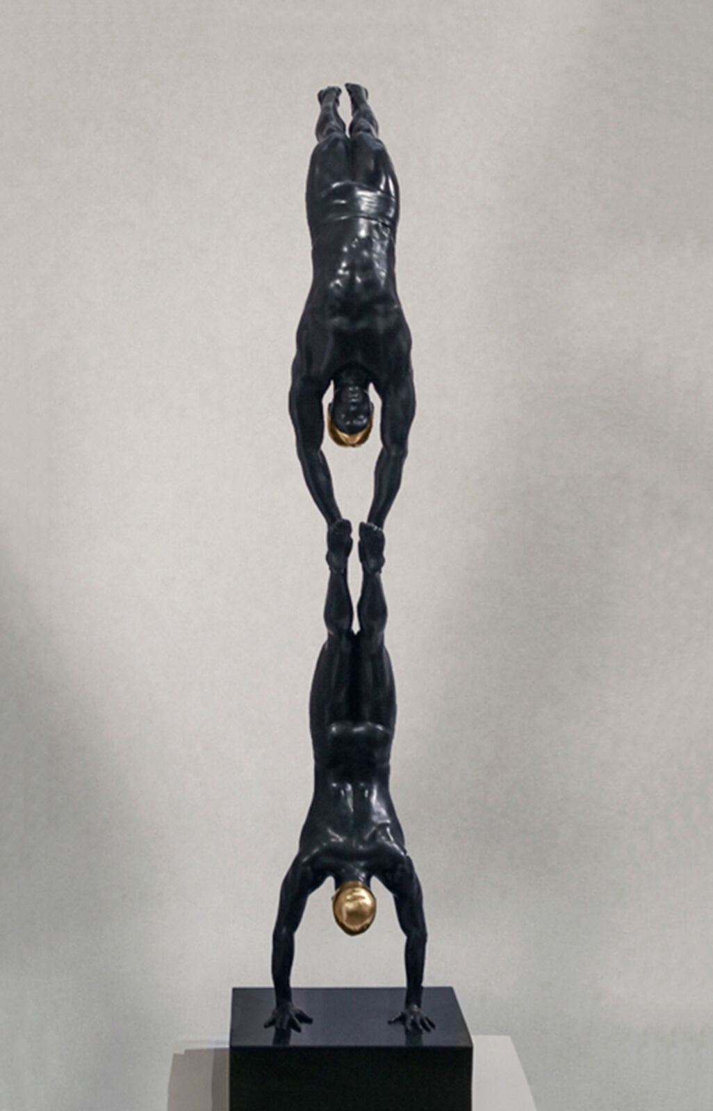 Artwork by Carole Feuerman, MINIATURE DOUBLE DIVER, Made of Bronze 