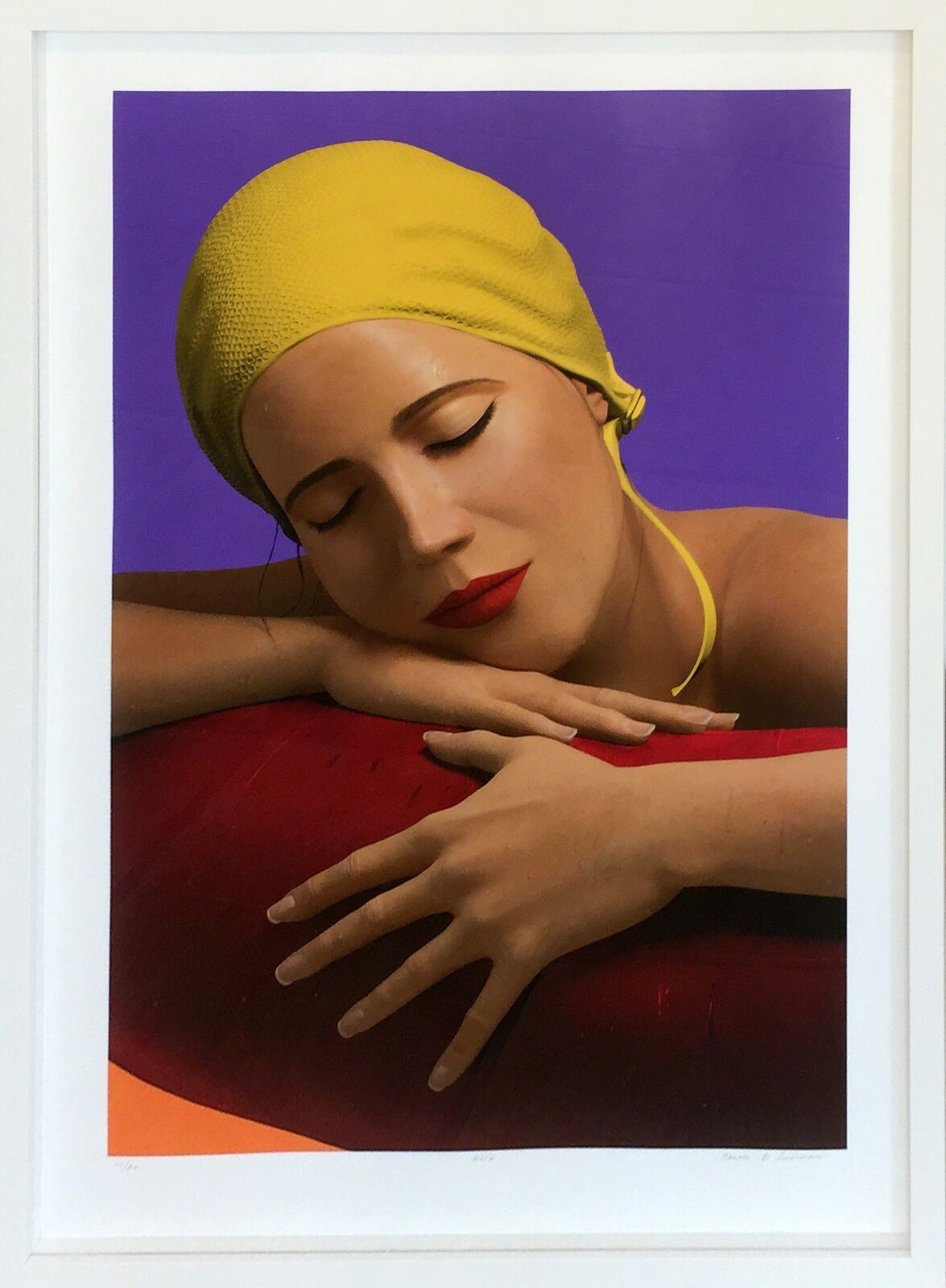 Artwork by Carole Feuerman, SERENA SUITE, Made of Archival Mixed Media Print 