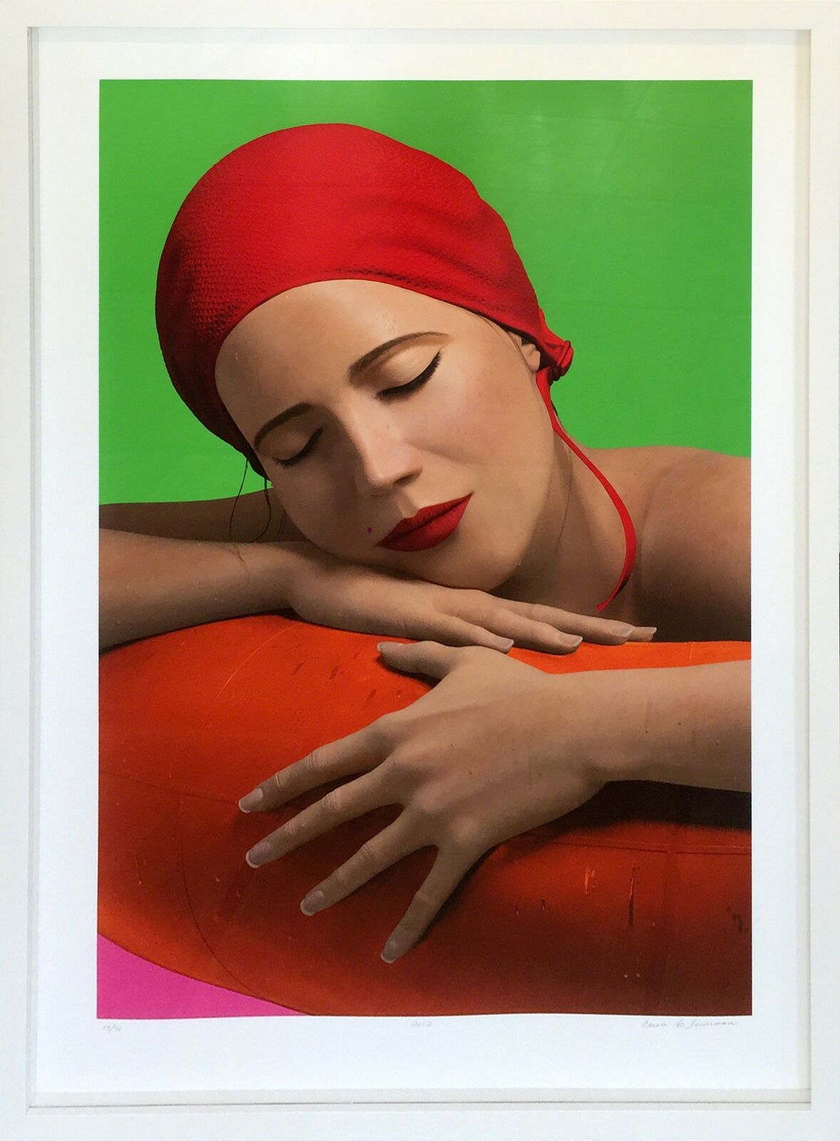 Artwork by Carole Feuerman, SERENA SUITE, Made of Archival Mixed Media Print 