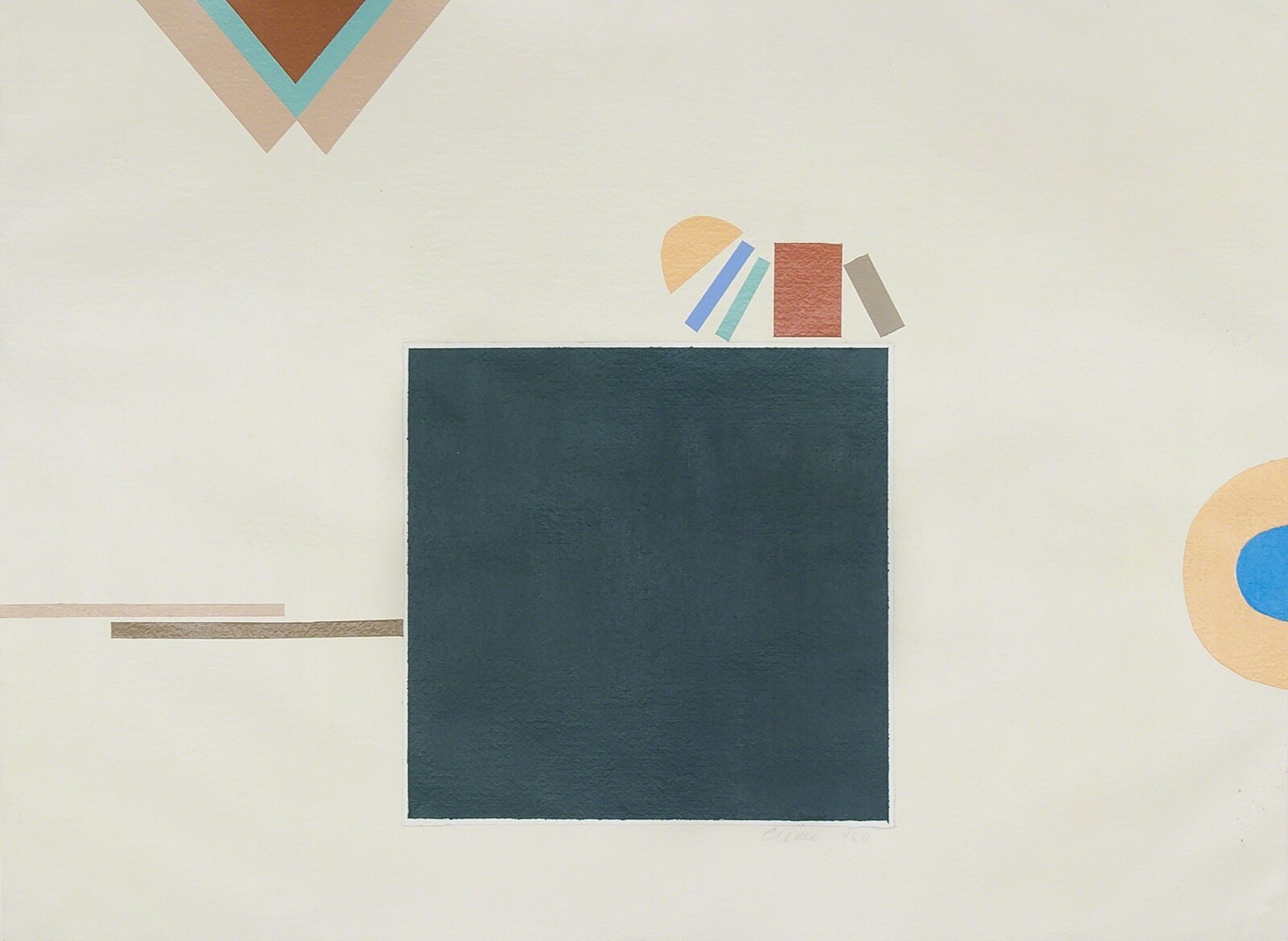 Artwork by Carole Eisner, Britt, Made of Acrylic on paper 