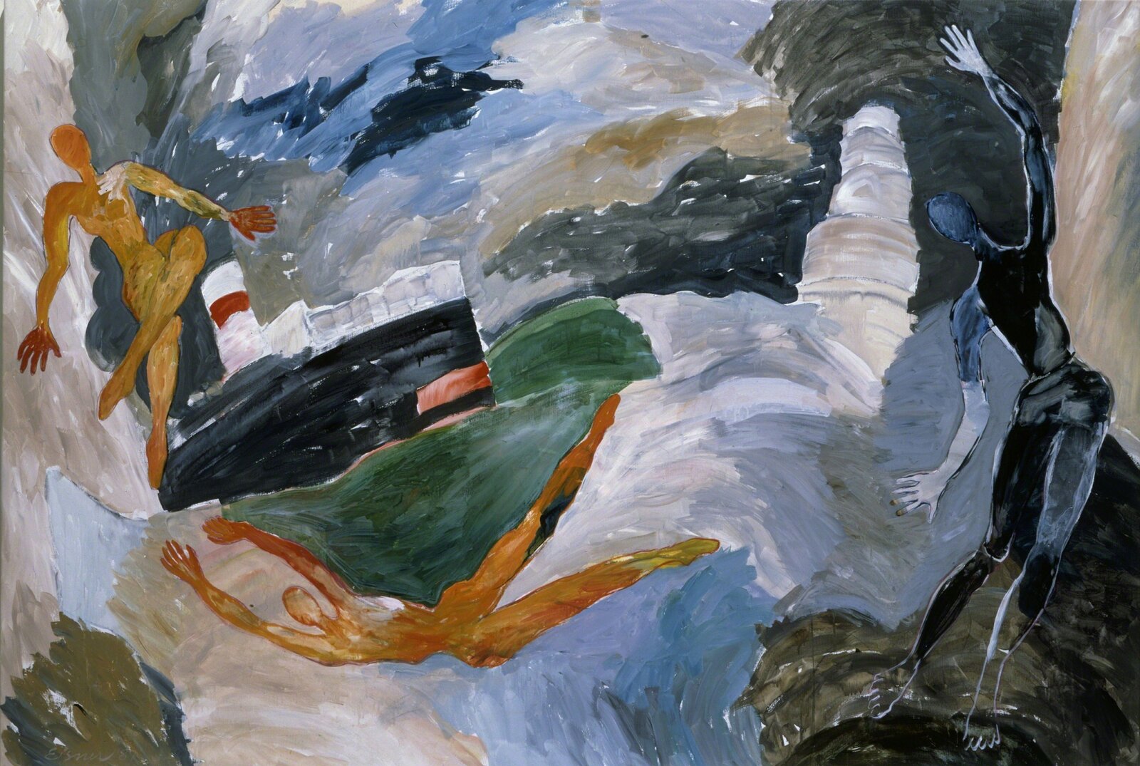 Artwork by Carole Eisner, Voyage, Made of Acrylic on canvas 