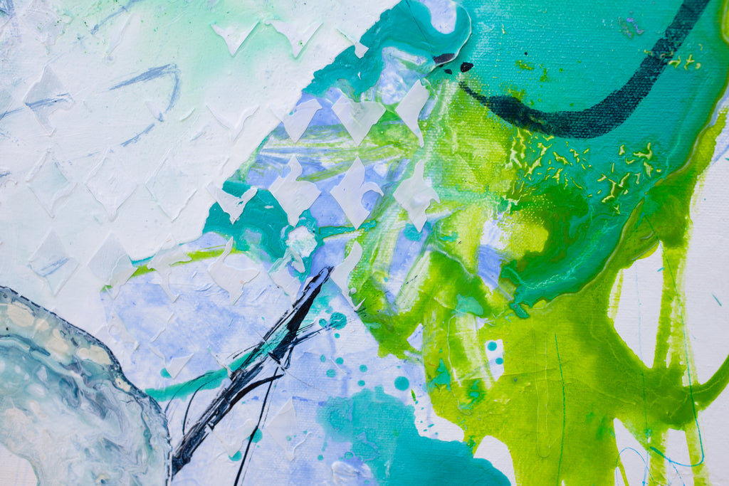 Artwork by Carolina Alotus, Breeze, Made of Acrylic / mixed media on canvas 