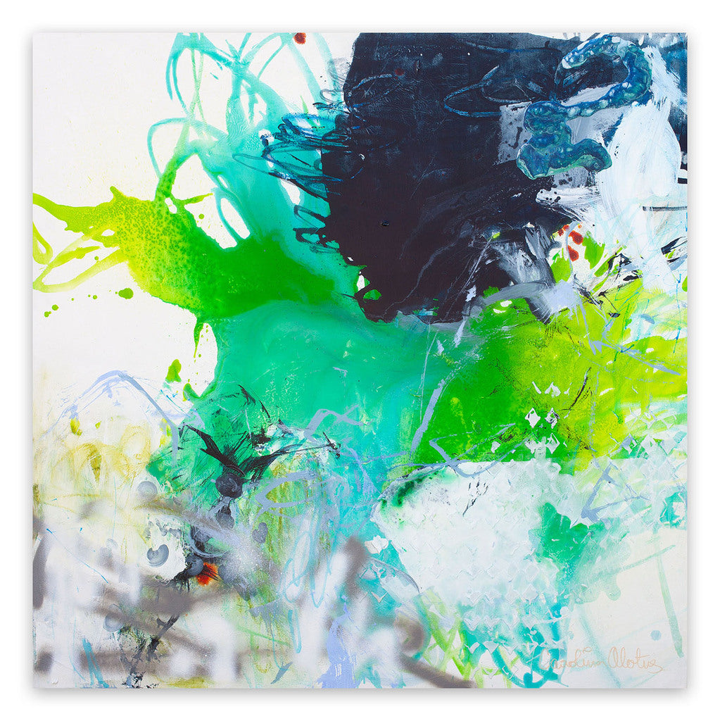 Artwork by Carolina Alotus, Breeze, Made of Acrylic / mixed media on canvas 