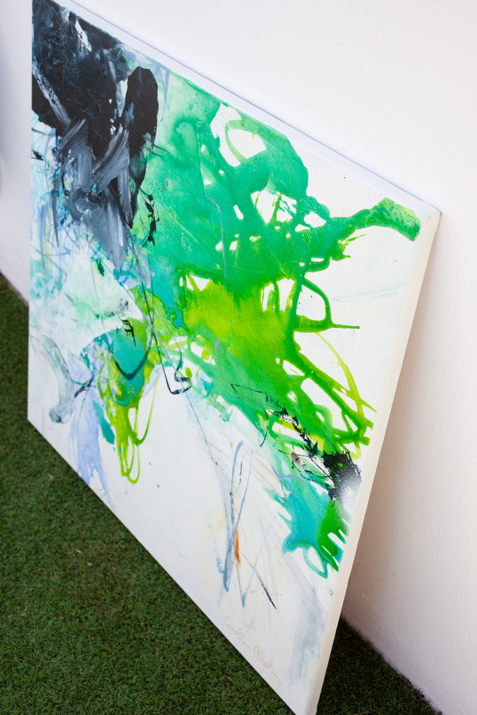 Artwork by Carolina Alotus, Breeze, Made of Acrylic / mixed media on canvas 