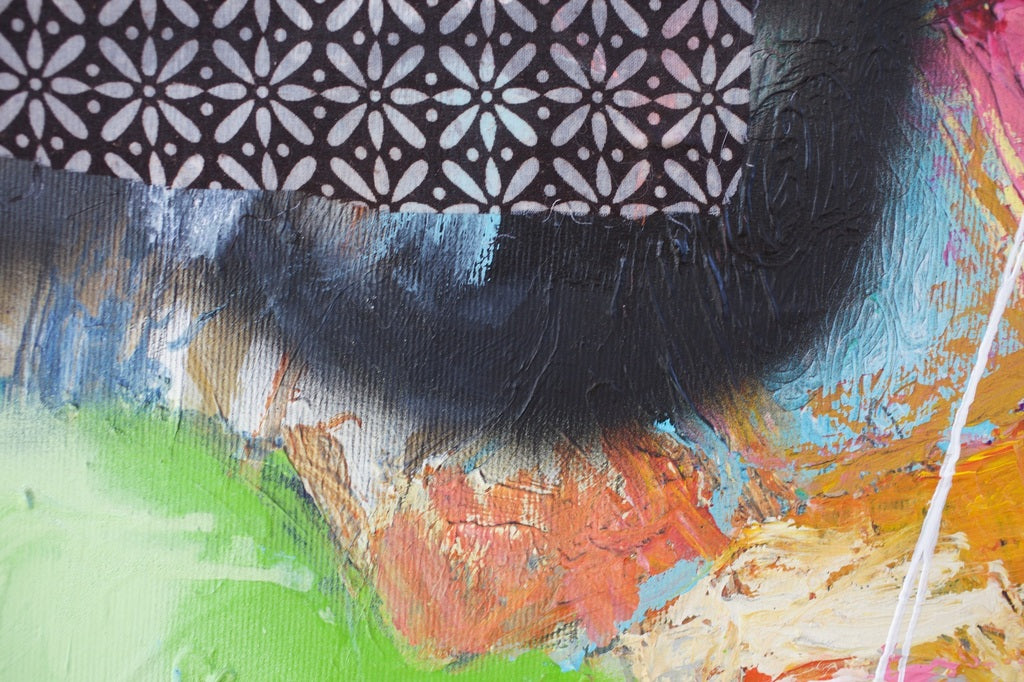 Artwork by Carolina Alotus, Conversations, Made of Acrylic / mixed media on canvas 