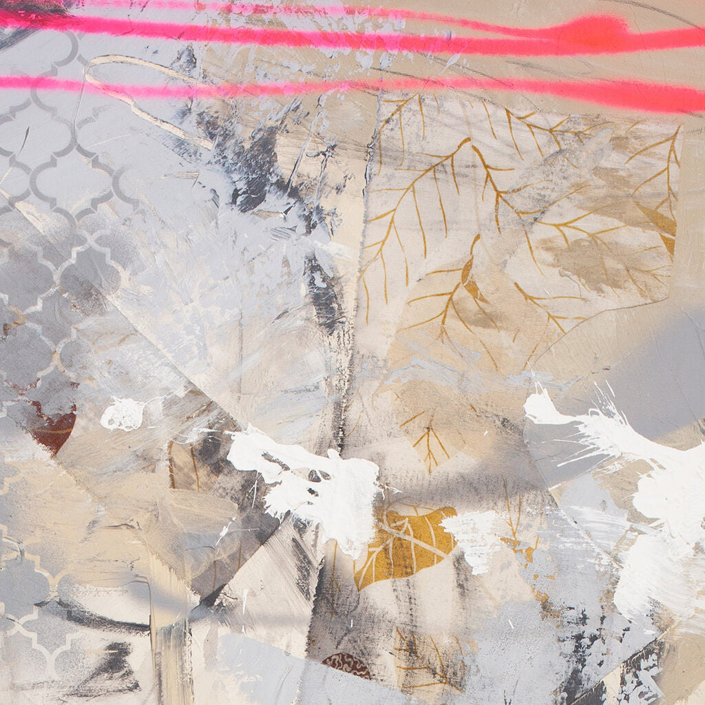 Artwork by Carolina Alotus, Credibility, Made of Acrylic / Pastel / Pencil / Spray paint on Canvas 