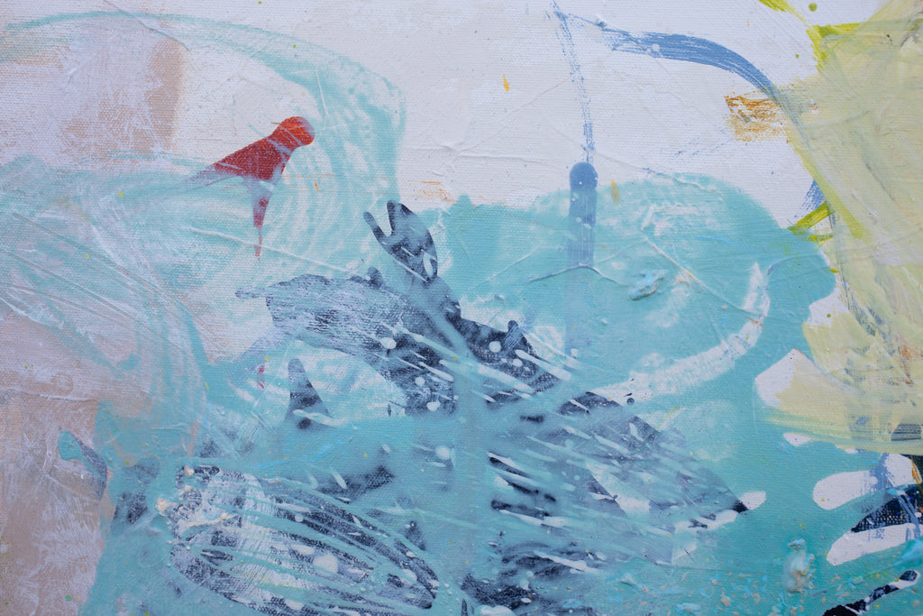 Artwork by Carolina Alotus, Tender greens, Made of Acrylic on Canvas 