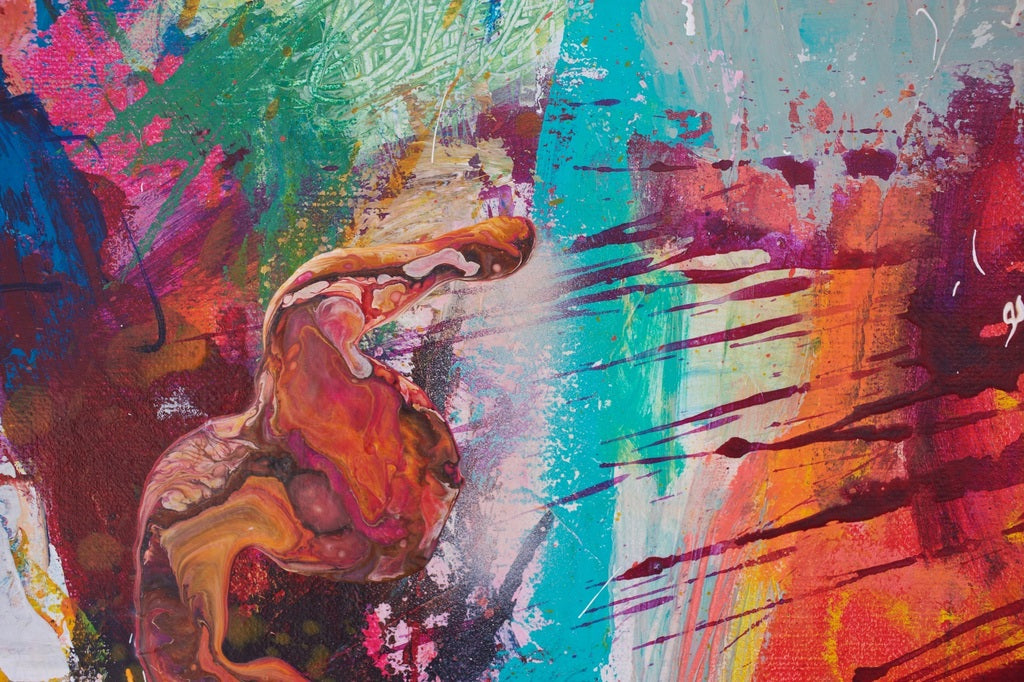 Artwork by Carolina Alotus, Valentine, Made of Acrylic on Canvas 