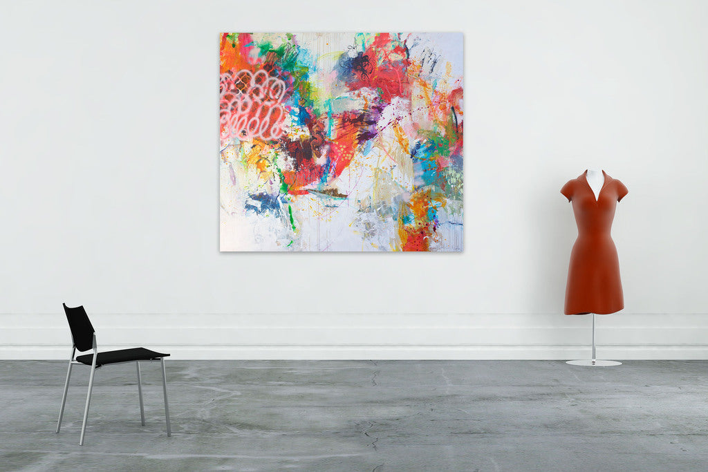 Artwork by Carolina Alotus, Valentine, Made of Acrylic on Canvas 