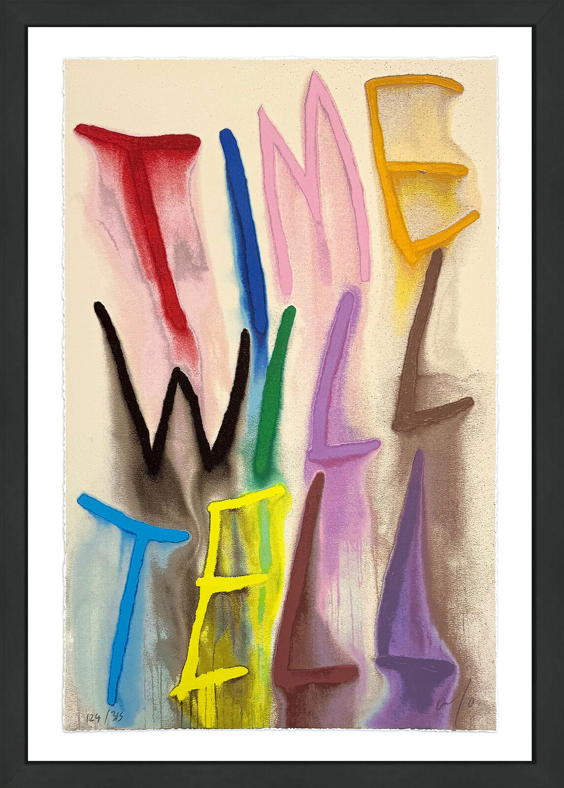 time will tell - framed print