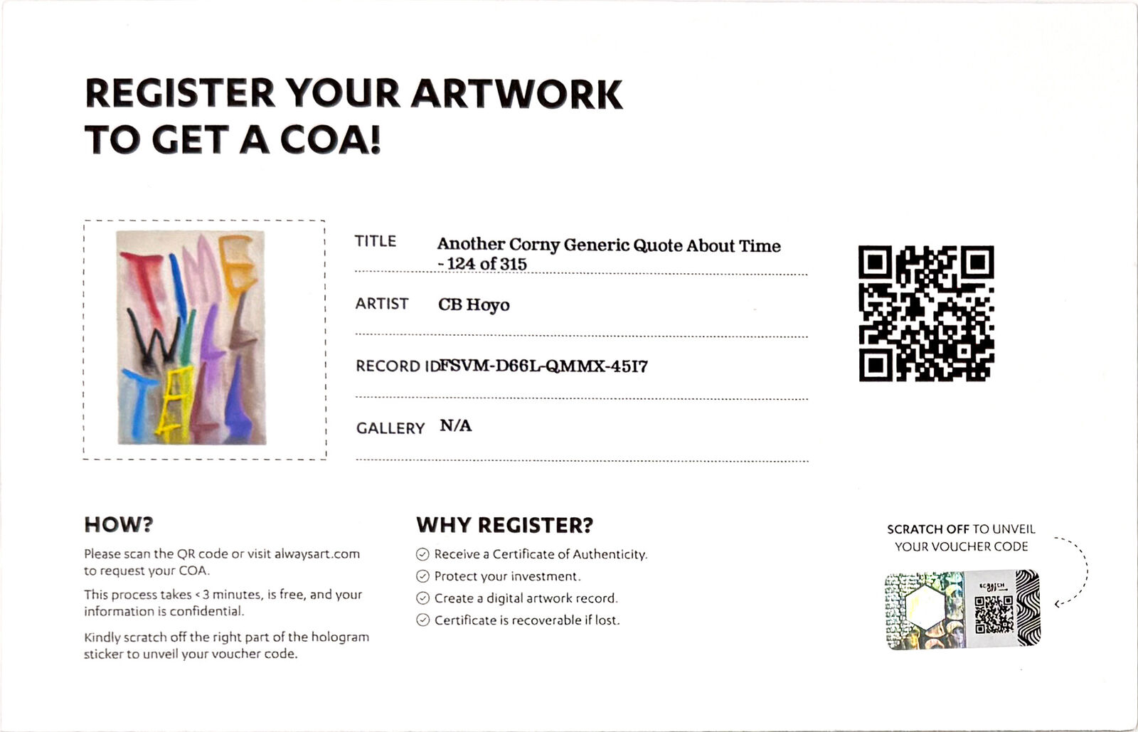 time will tell - framed print