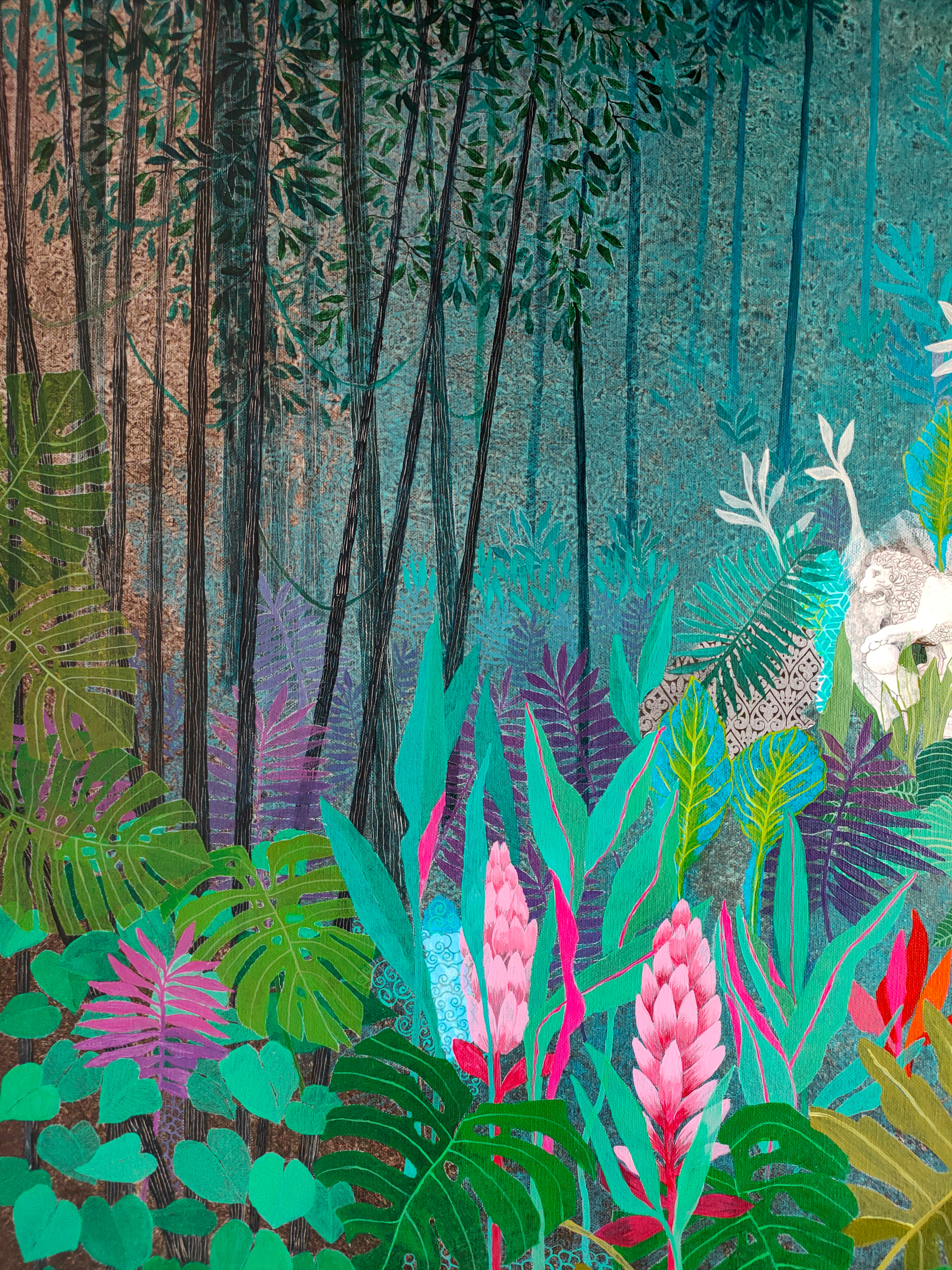 Artwork by Cécile Duchêne Malissin, Vestiges II, Made of Acrylic On Canvas 