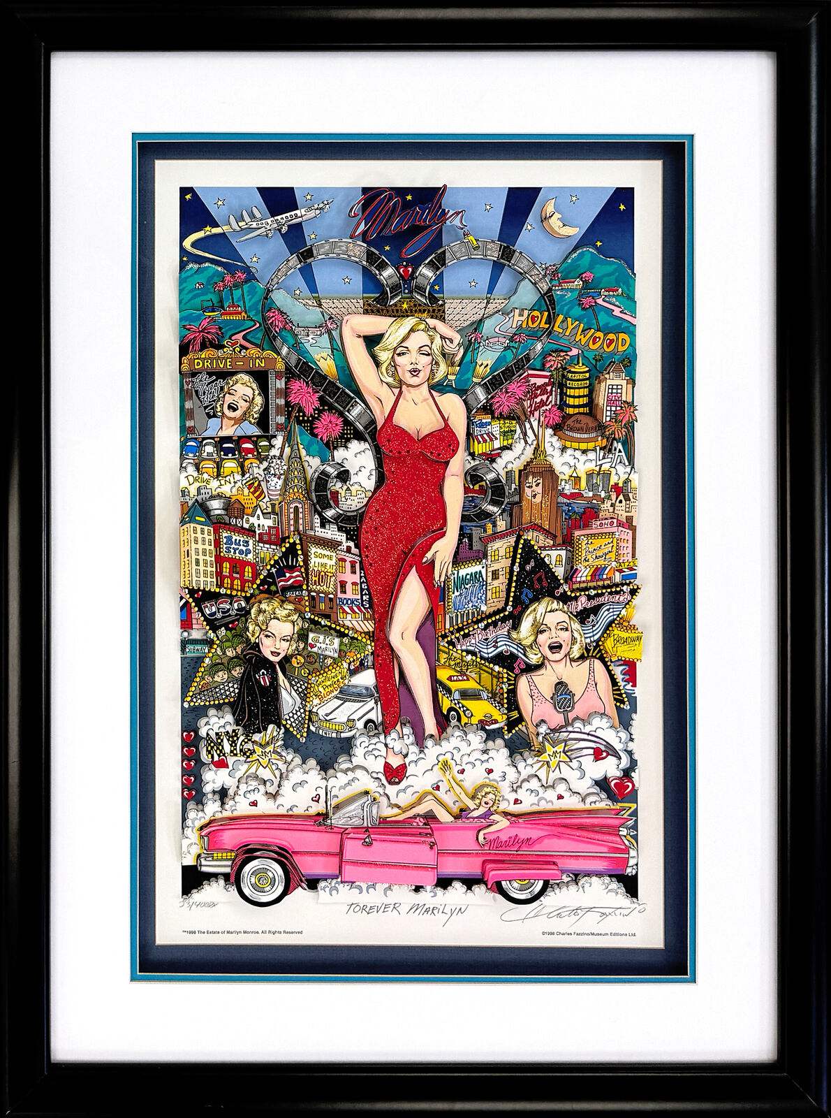 Forever Marilyn  by Charles Fazzino, 1998