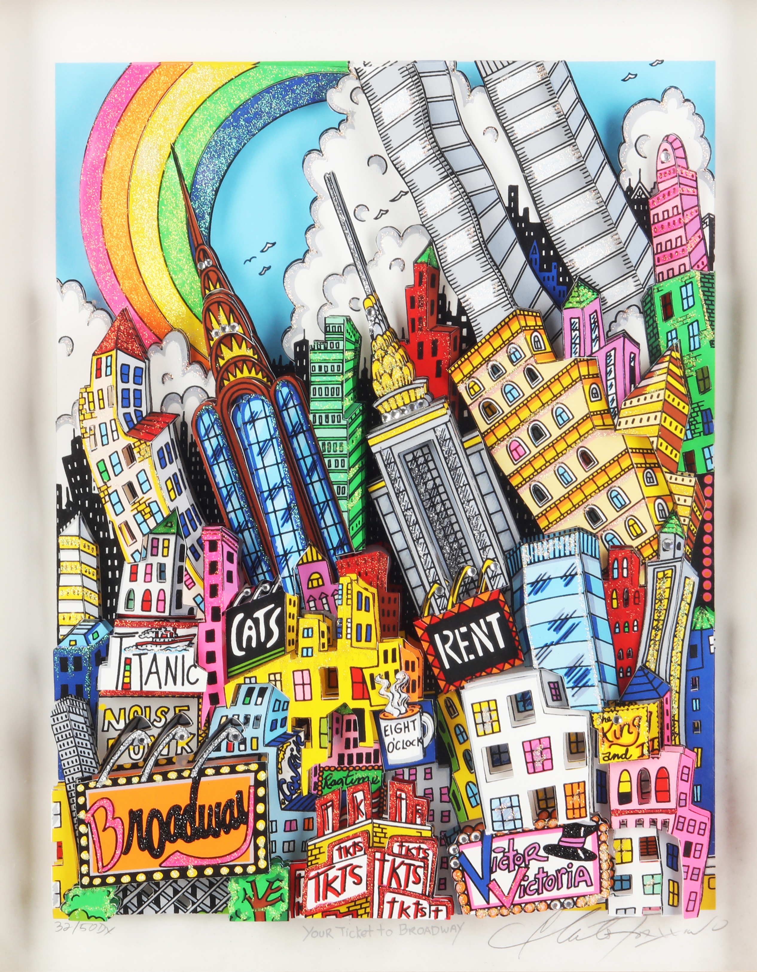 James Rizzi | ‚Triathlon' (1989) | MutualArt