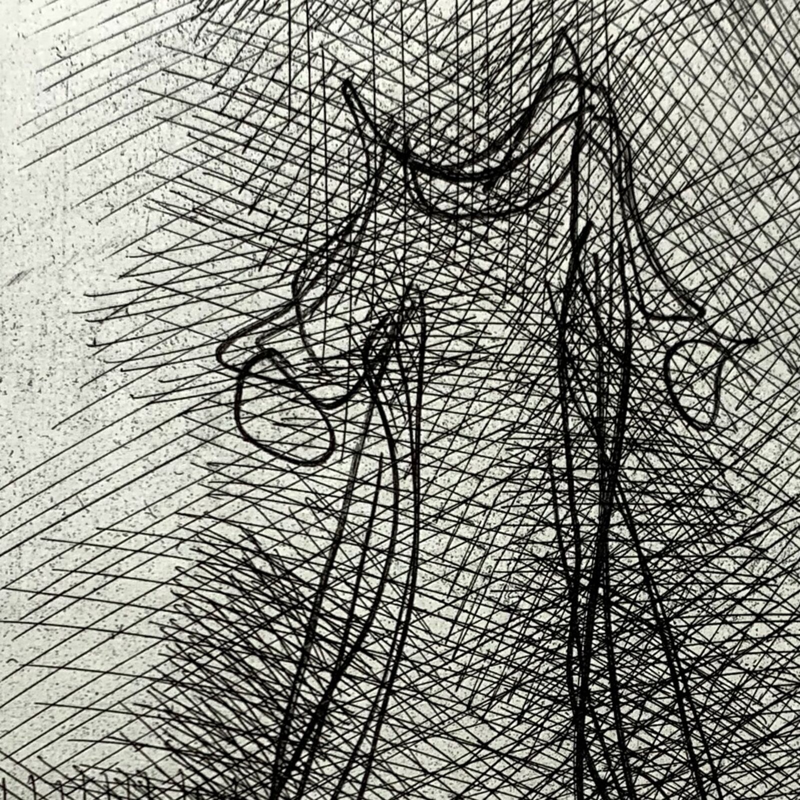 Artwork by Chiharu Shiota, Second Skin, Made of Photoengraving 