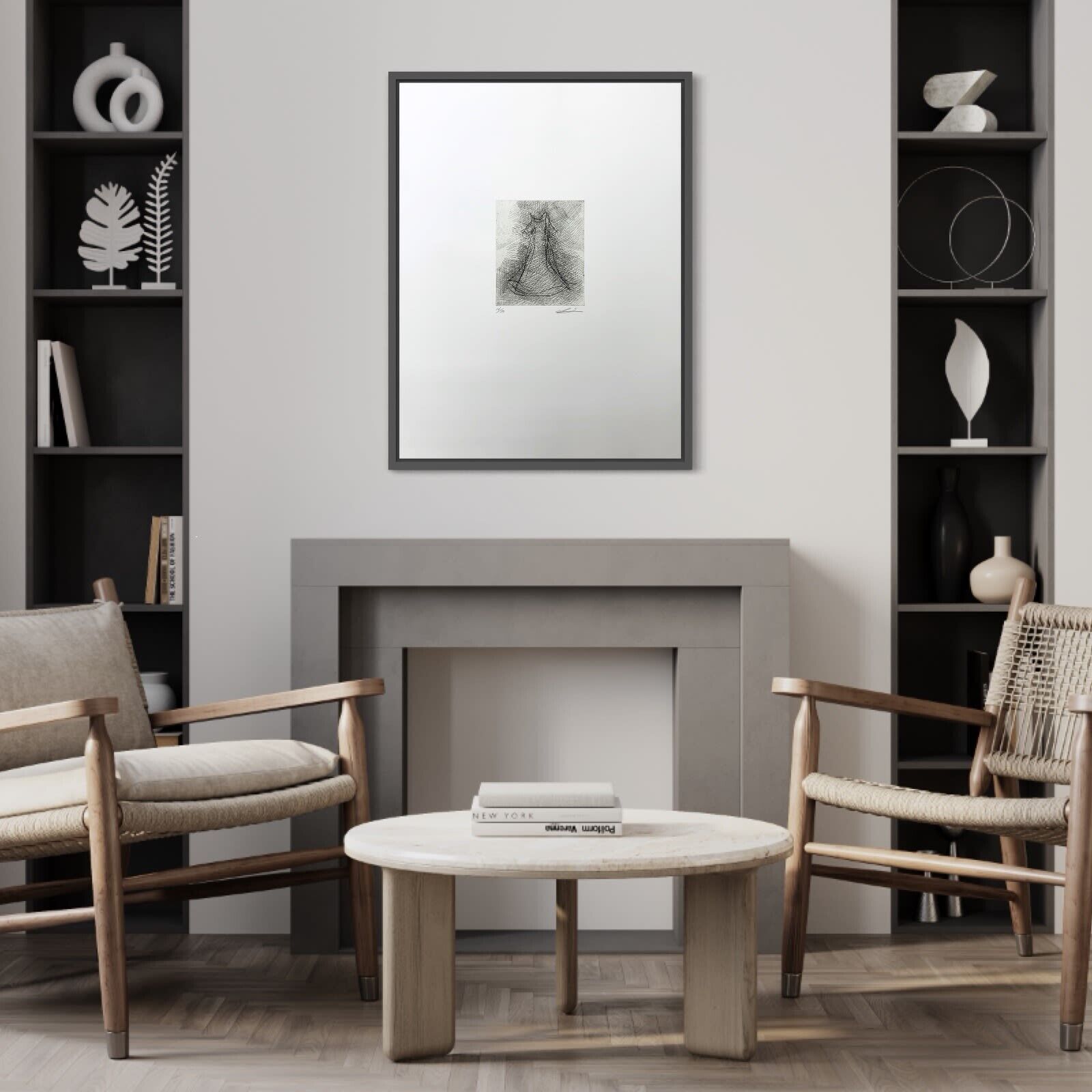 Artwork by Chiharu Shiota, Second Skin, Made of Photoengraving 