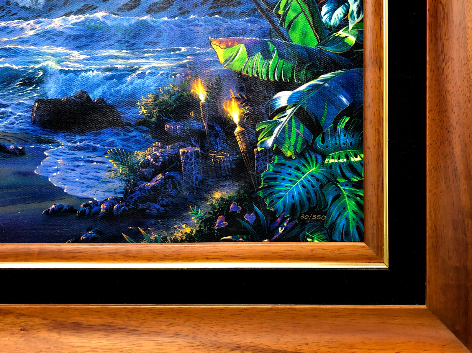 Artwork by Christian Riese Lassen, BEYOND HANA'S GATE, Made of Lassengraph On Cnavas 