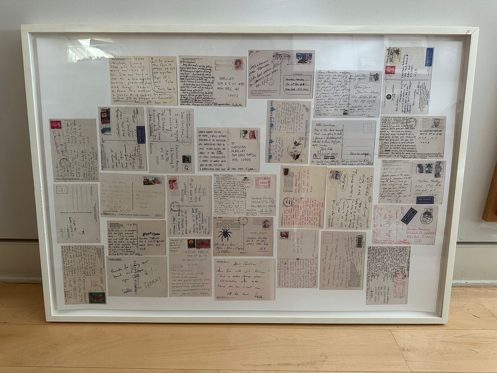 Artwork by Christian Marclay, Postcards (diptych), Made of Lithograph 