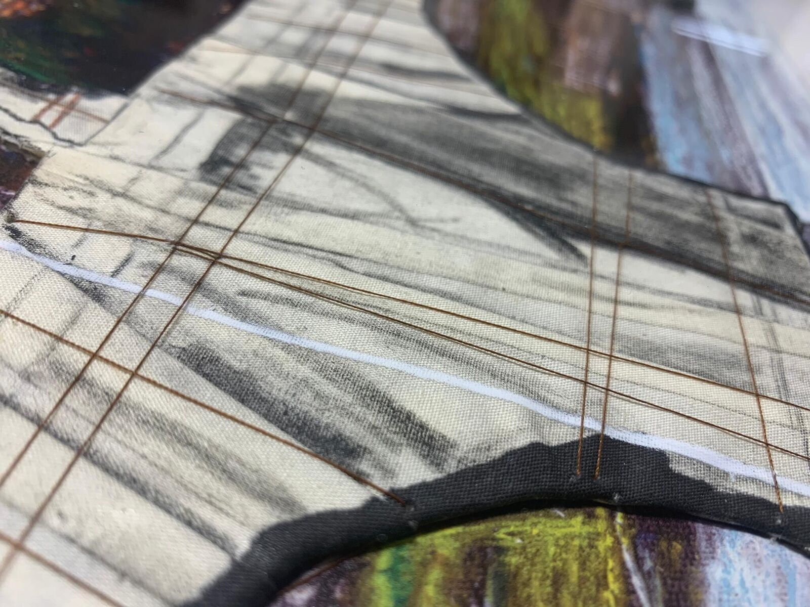 Artwork by Christo, Ponte Sant’Angelo, Wrapped, Made of Collage on lithograph 