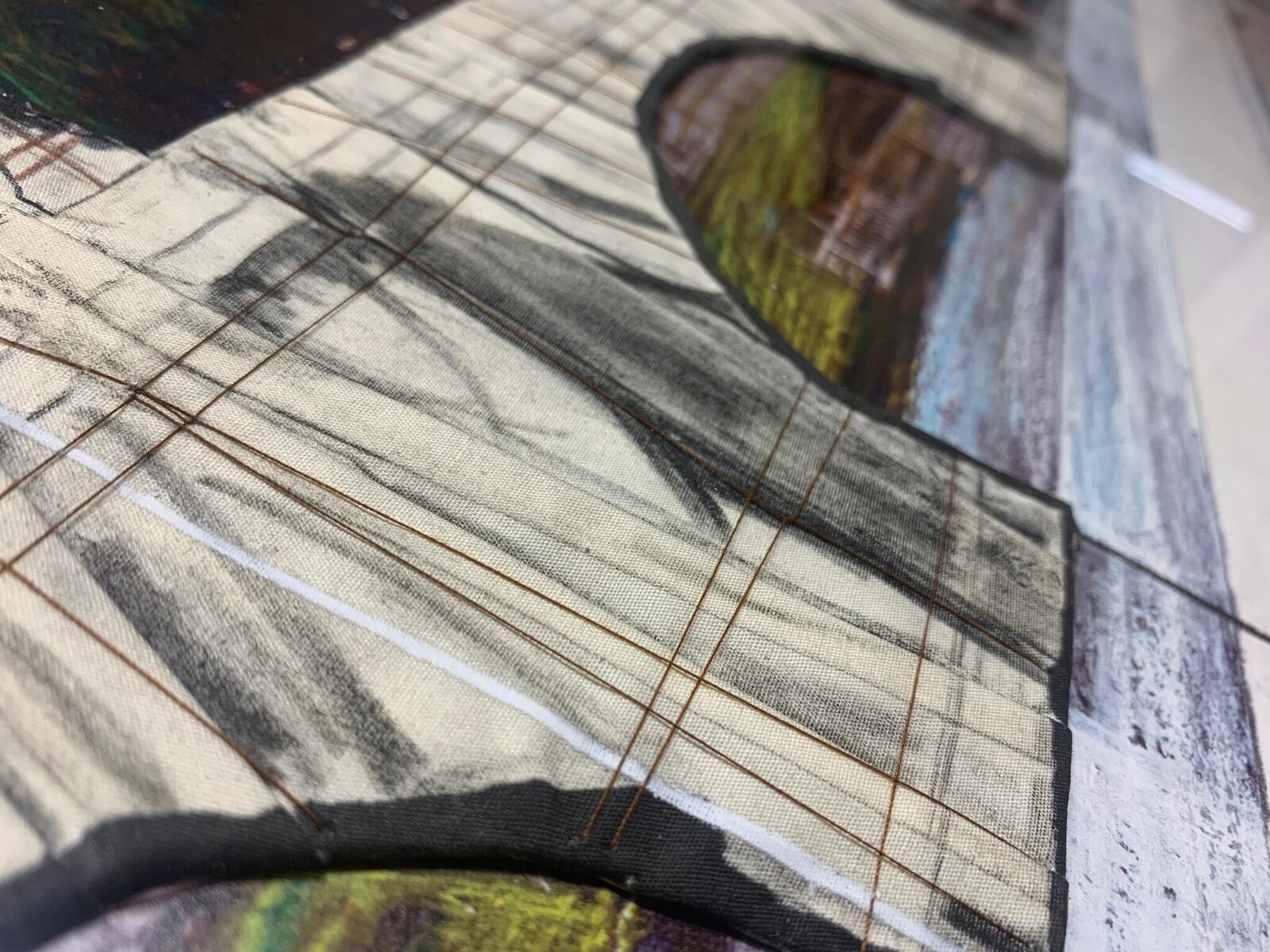Artwork by Christo, Ponte Sant’Angelo, Wrapped, Made of Collage on lithograph 