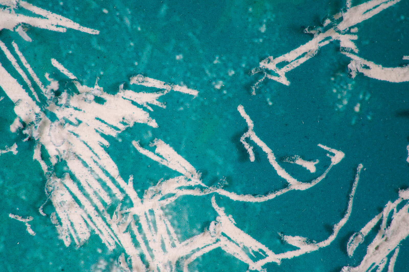 Artwork by Christopher Russell, Mountain XXVIII, Made of Pigment print scratched with a razor 