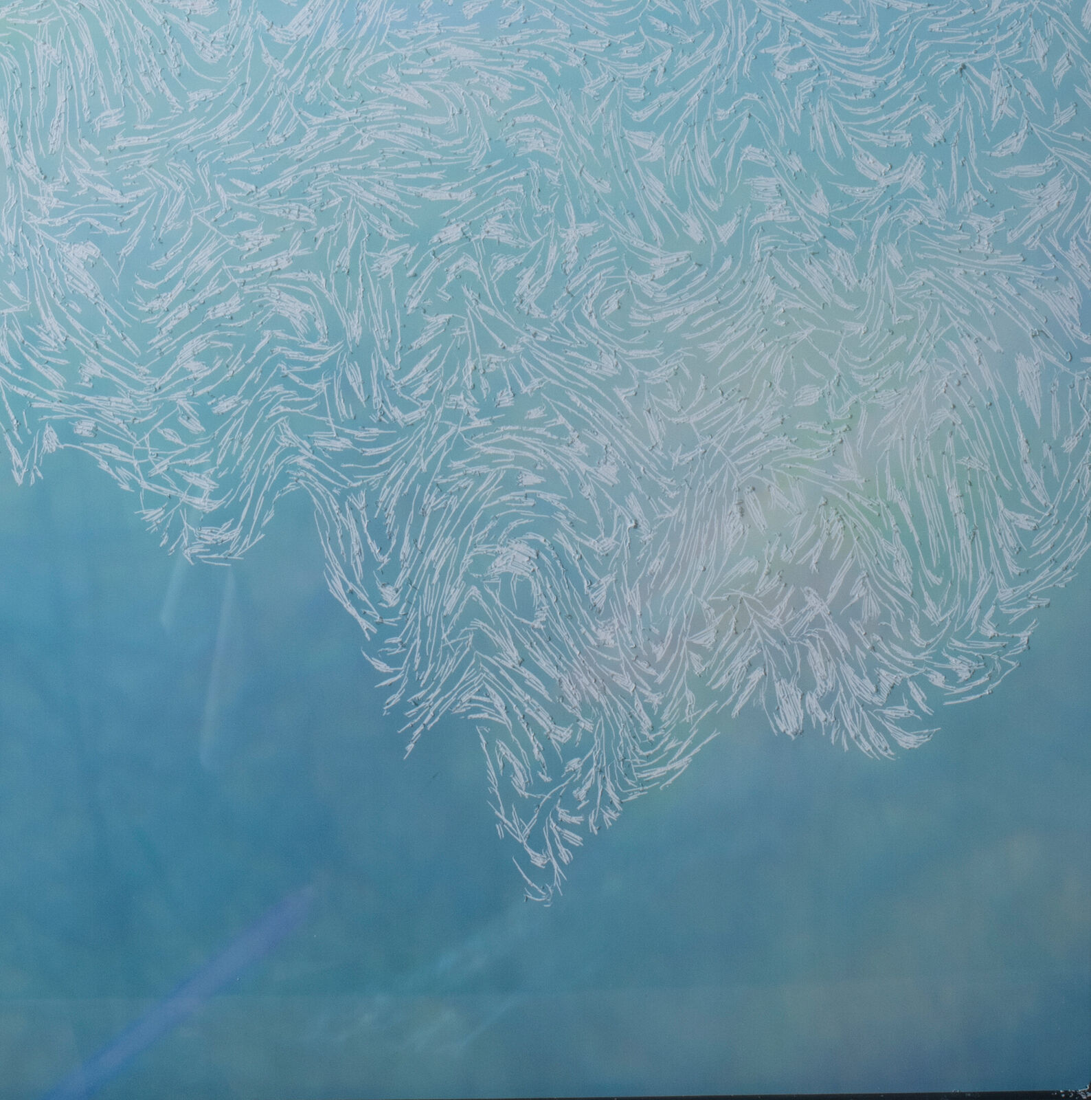 Artwork by Christopher Russell, The Spangle Maker 11, Made of Pigment print scratched with a razor 