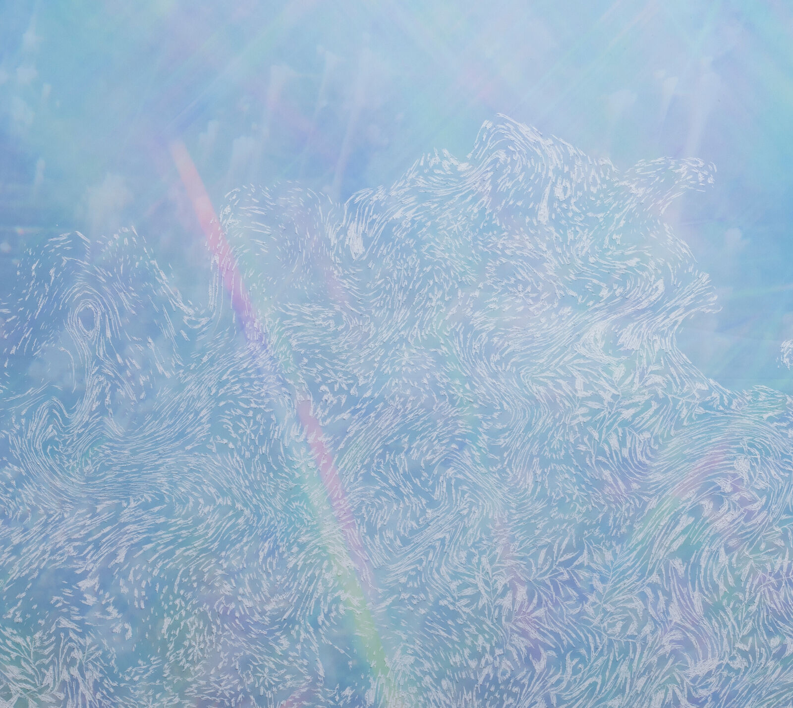 Artwork by Christopher Russell, The Spangle Maker 13, Made of Pigment print scratched with a razor 