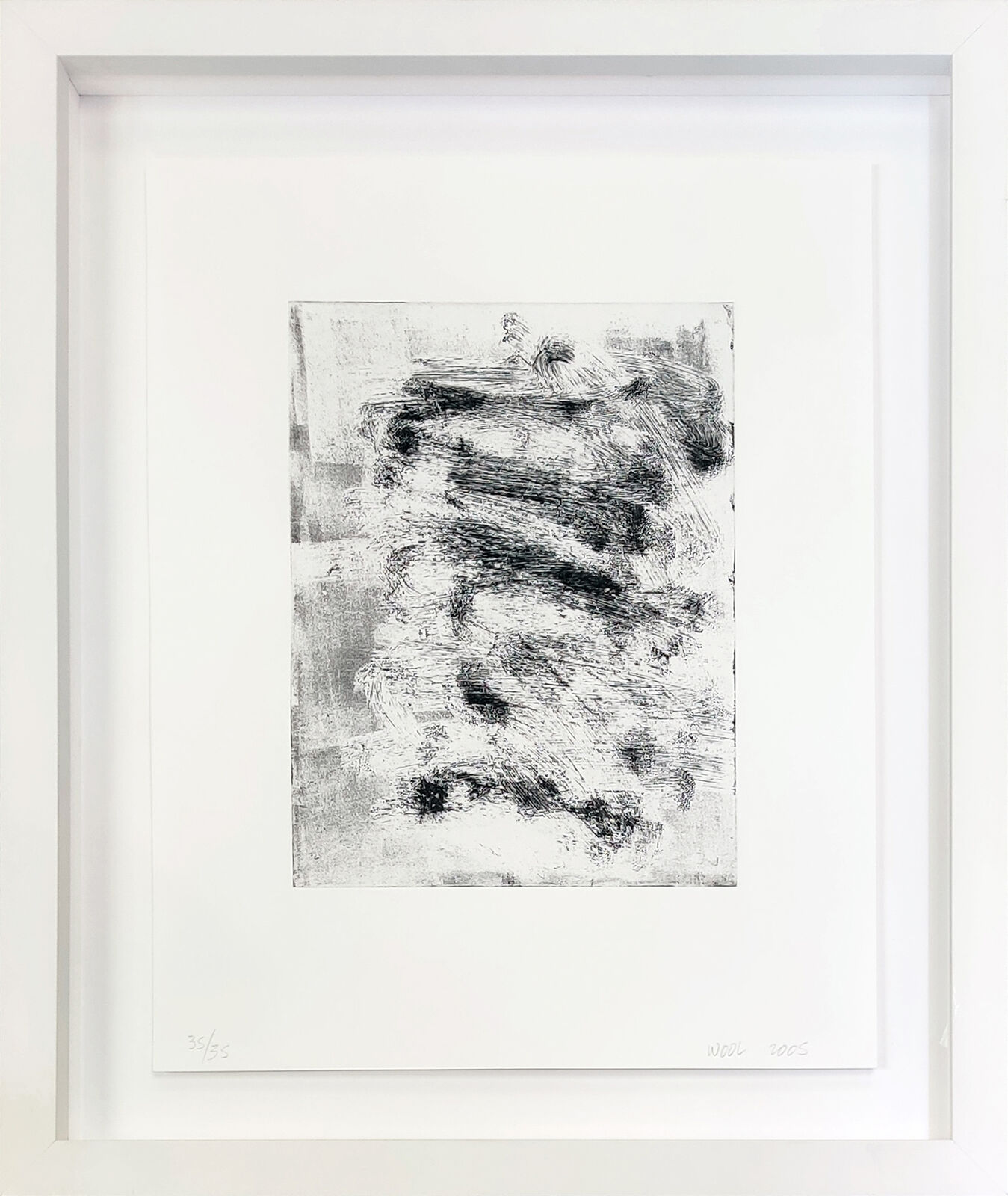 Artwork by Christopher Wool, UNTITLED, Made of Aquatint 