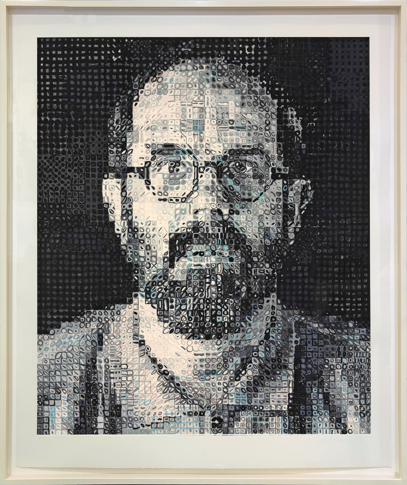 SELF PORTRAIT by Chuck Close, 1995