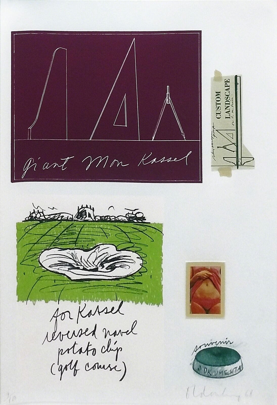 NOTES (KASSEL) by Claes Oldenburg, 1968