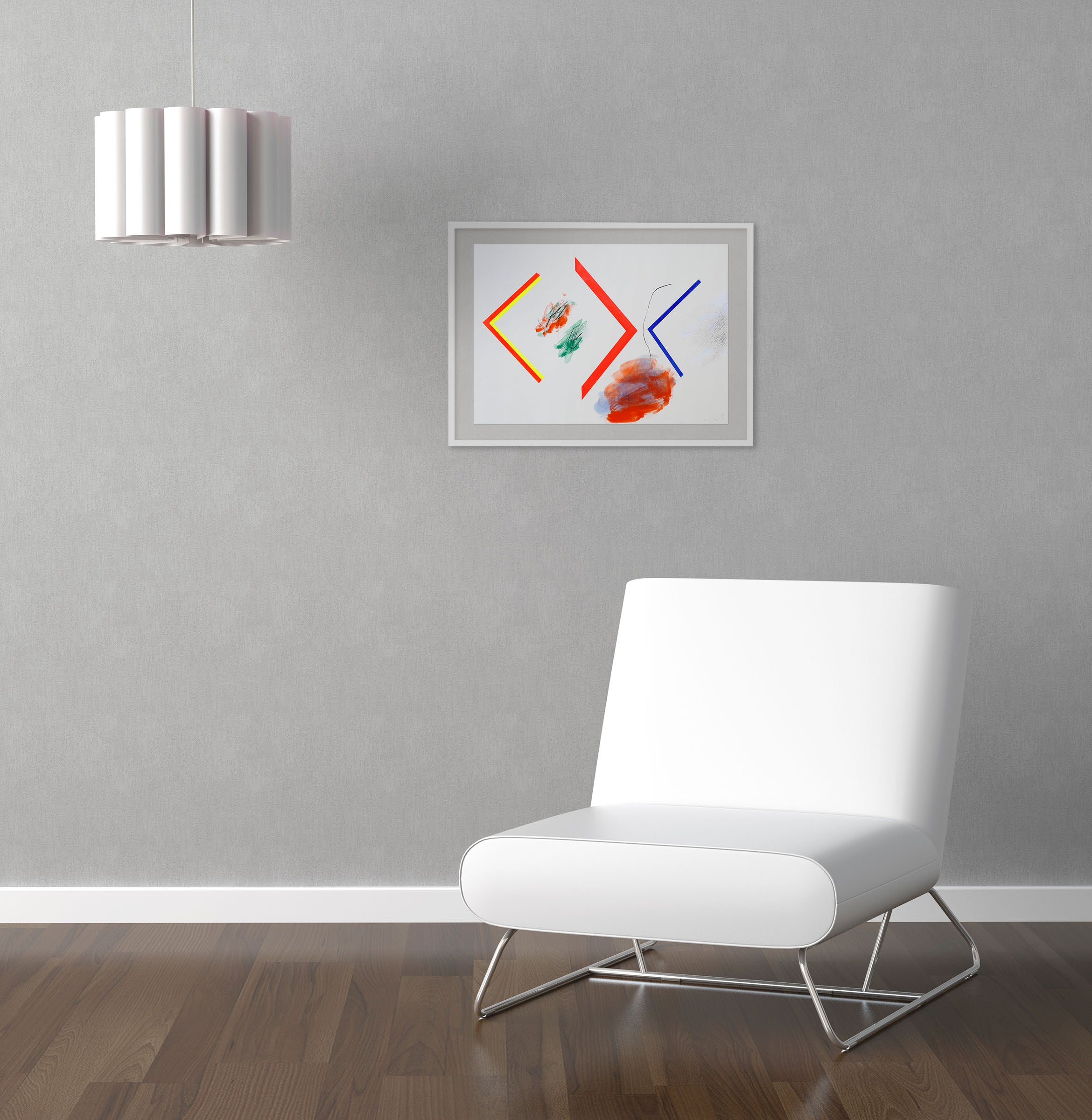 Artwork by Claude Tétot, Untitled 1, Made of Oil and acrylic on paper 