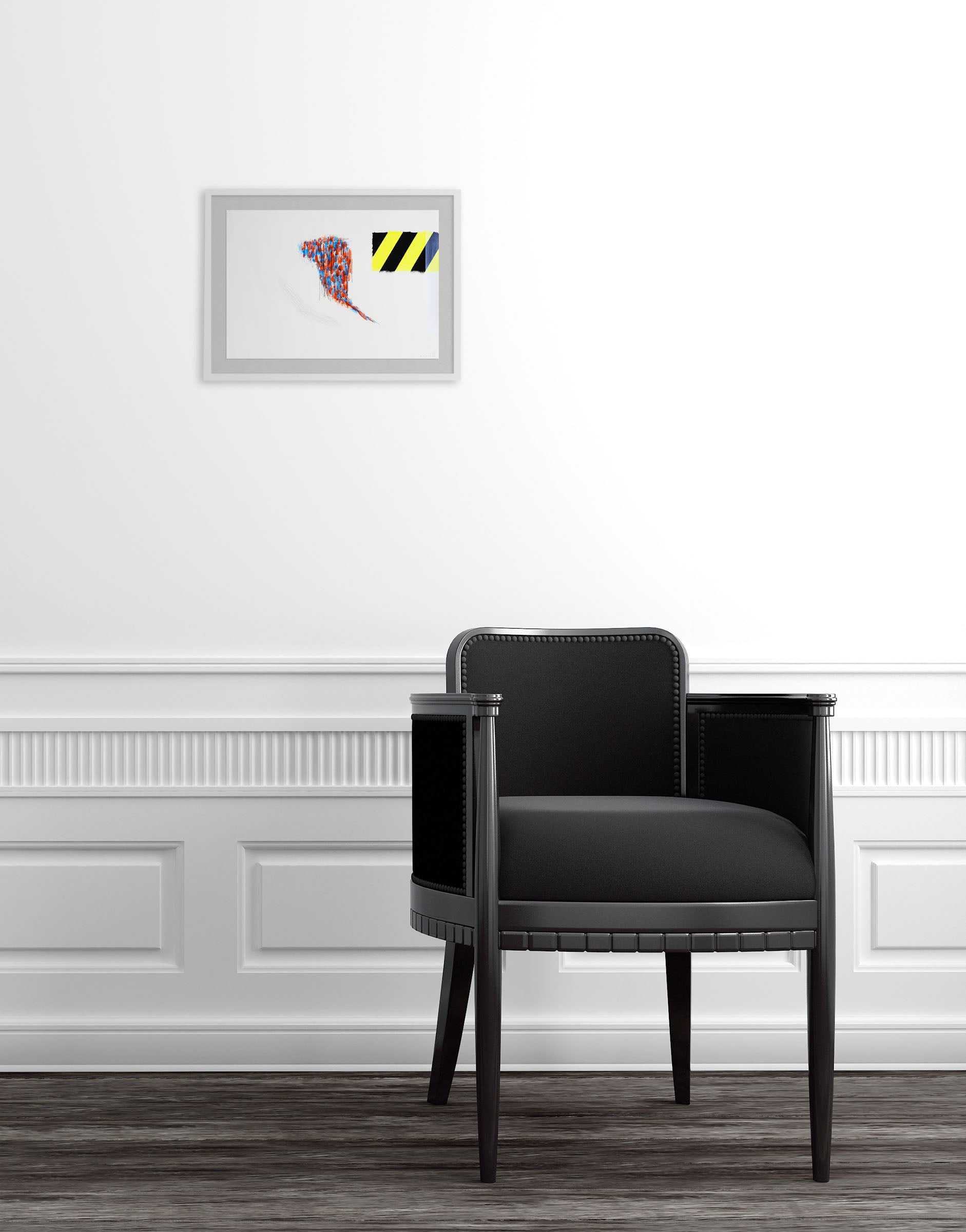 Artwork by Claude Tétot, Untitled 2, Made of Oil and acrylic on paper 