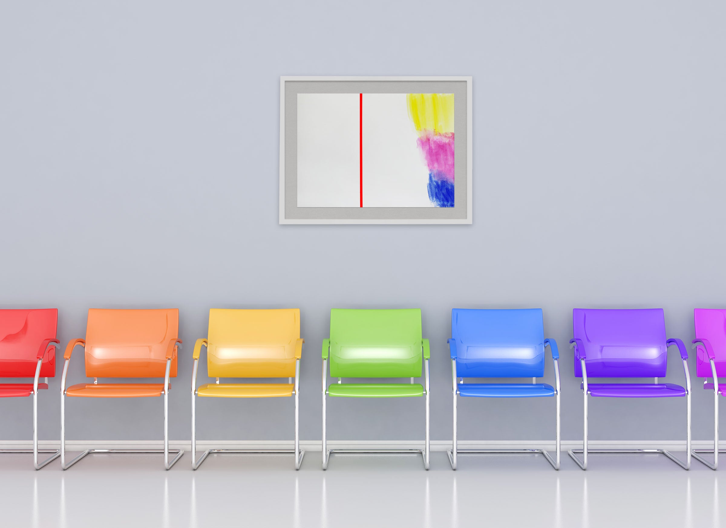 Artwork by Claude Tétot, Untitled 7, Made of Oil and acrylic on paper 