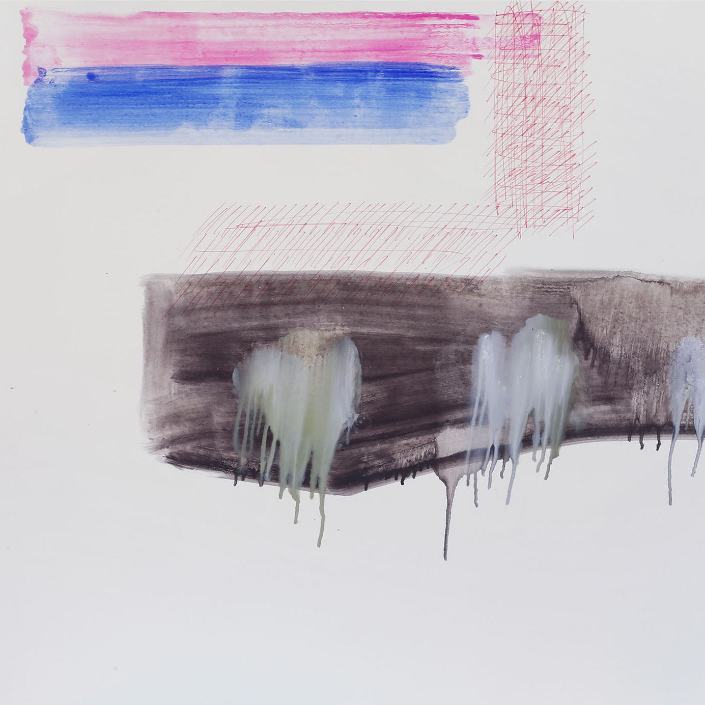 Artwork by Claude Tétot, Untitled 8, Made of Oil and acrylic on paper 