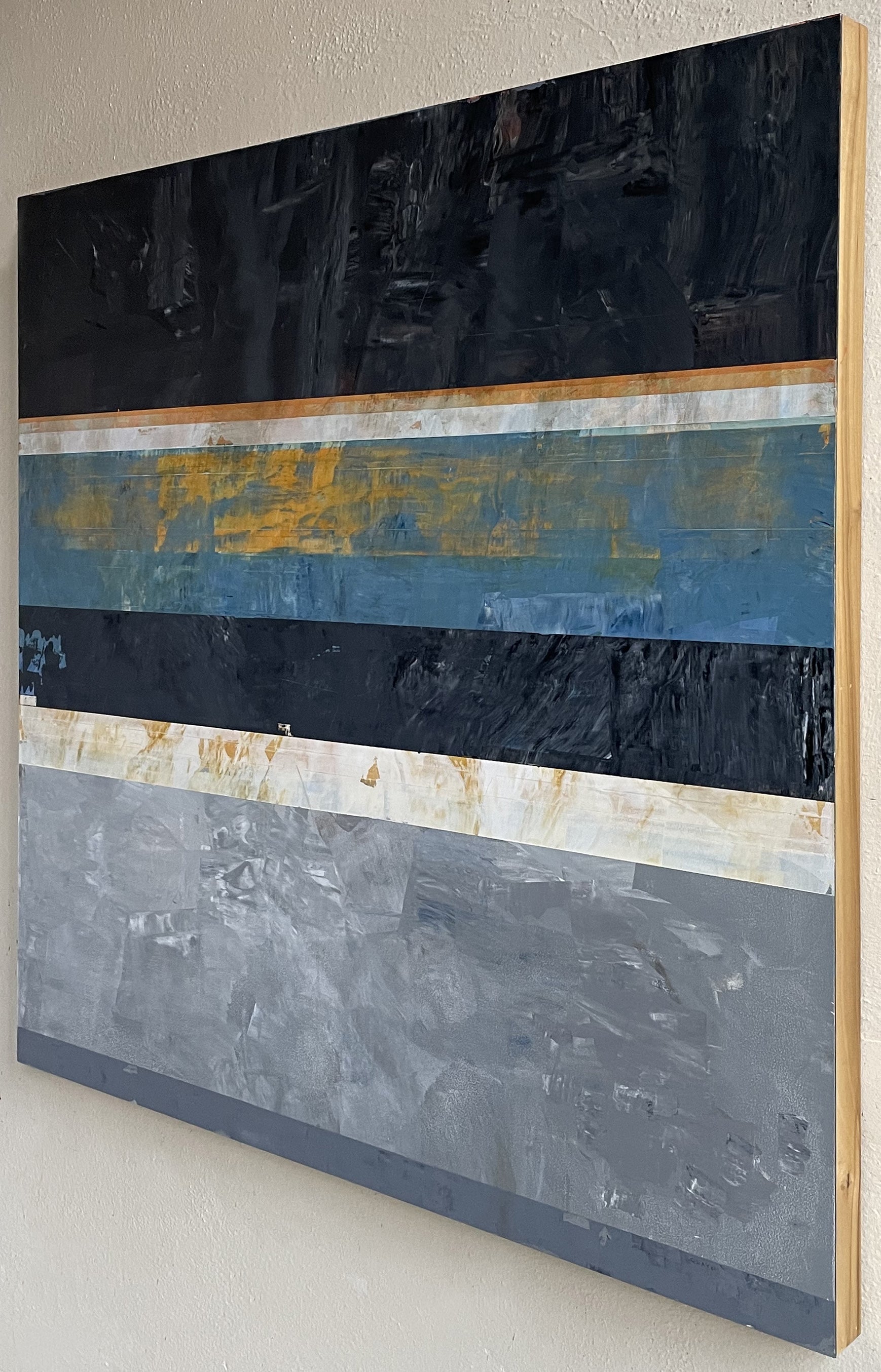 Artwork by Clay Johnson, For Henry Hudson, Made of Acrylic on aluminum panel 