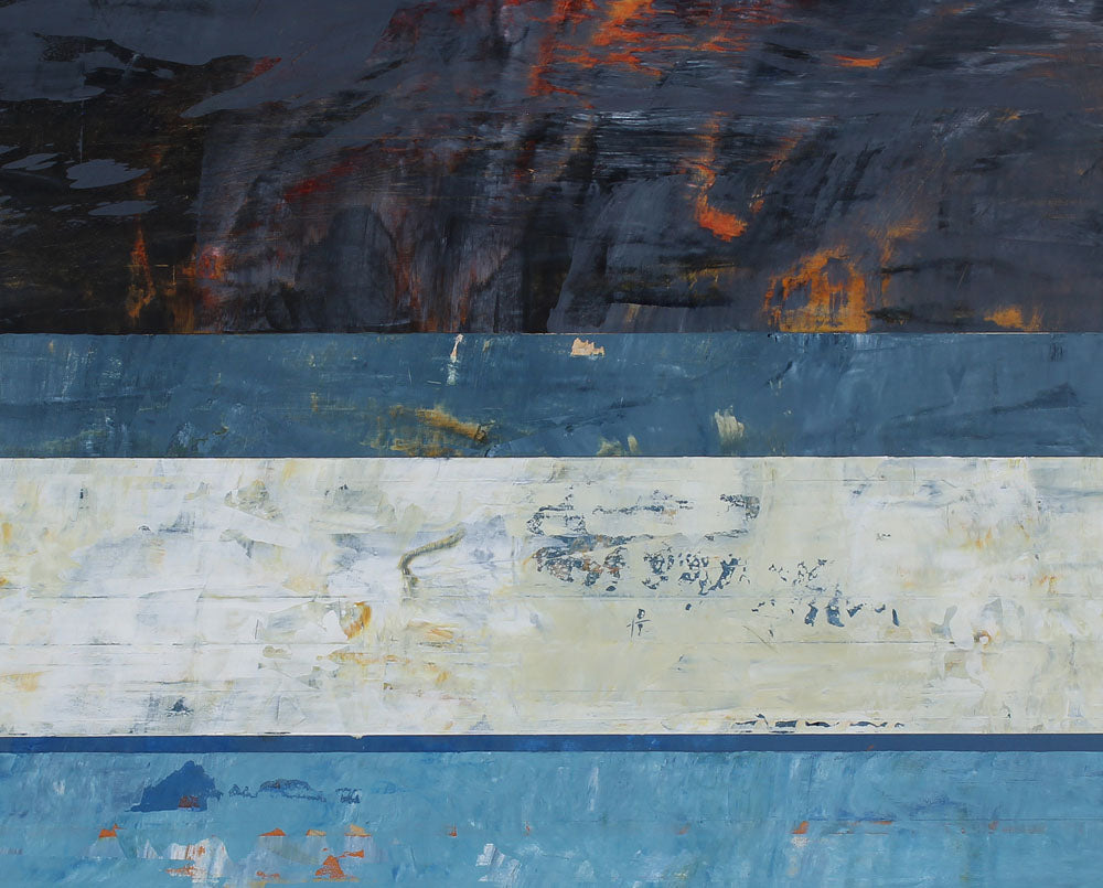 Artwork by Clay Johnson, The Big Spill, Made of Acrylic on wood panel 