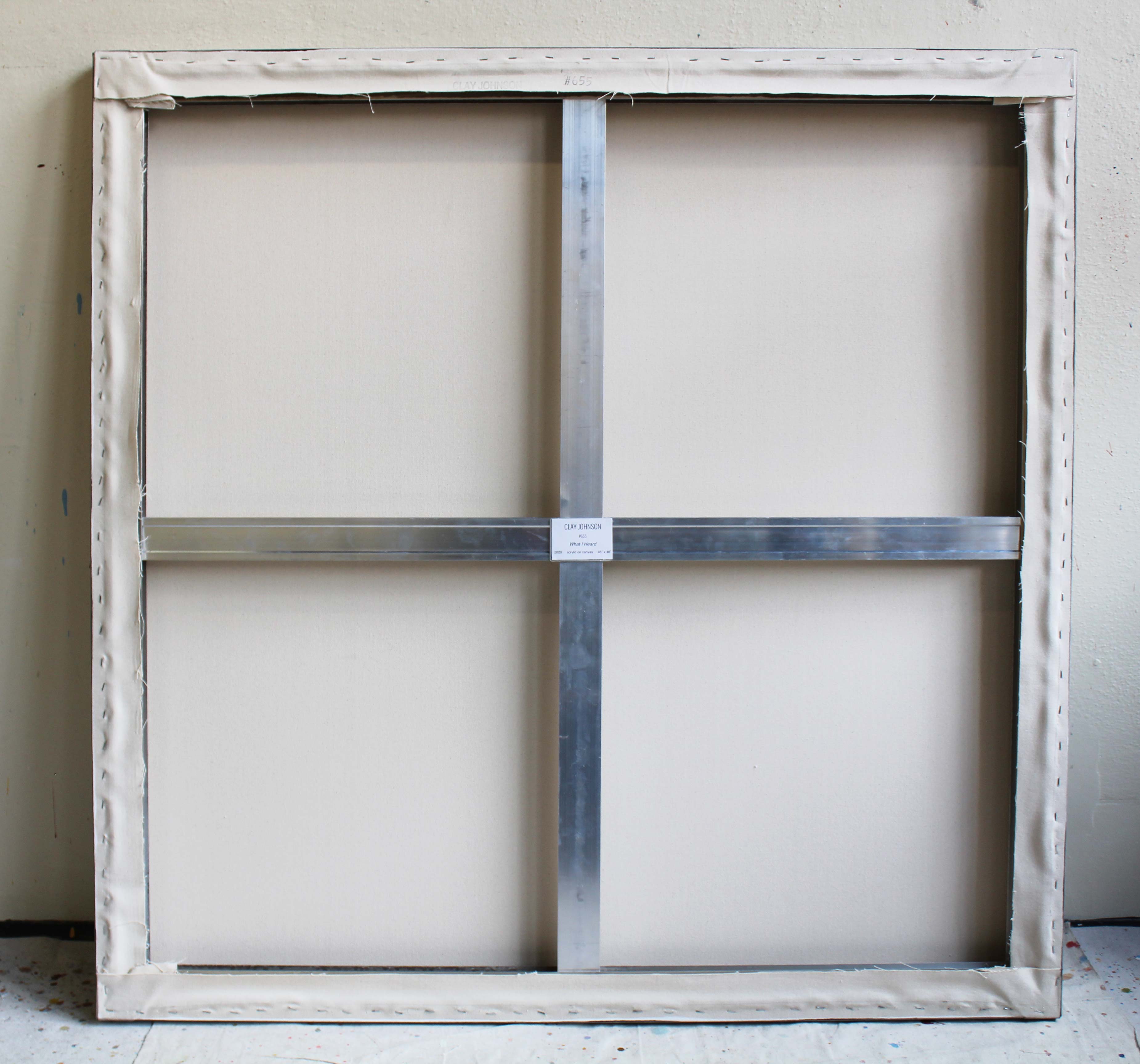 Artwork by Clay Johnson, What I heard, Made of Acrylic on canvas 