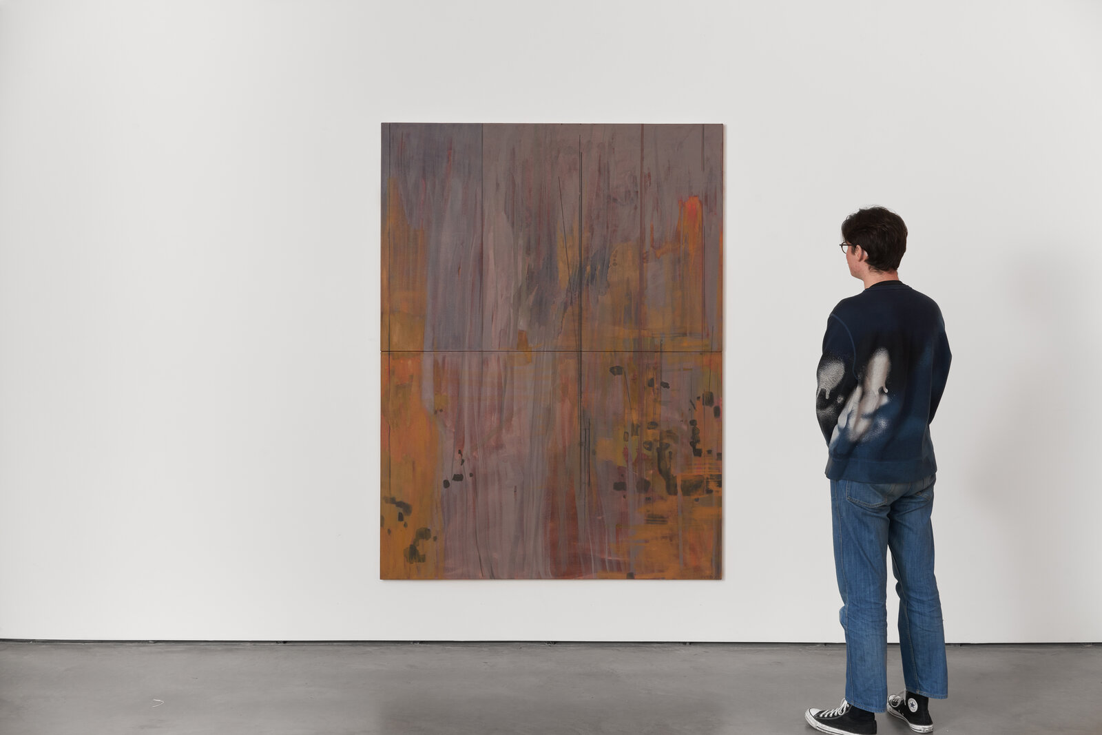 Artwork by Clive van den Berg, Fugitive Marks III, Made of Oil on canvas 