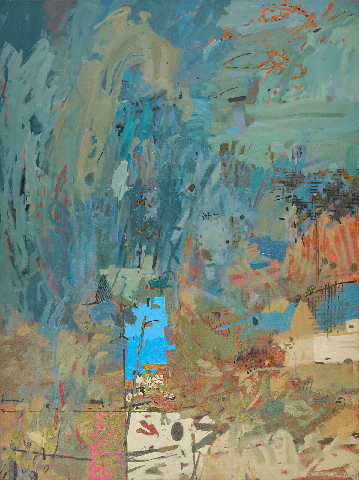 Landscape Marked I by Clive van den Berg, 2023