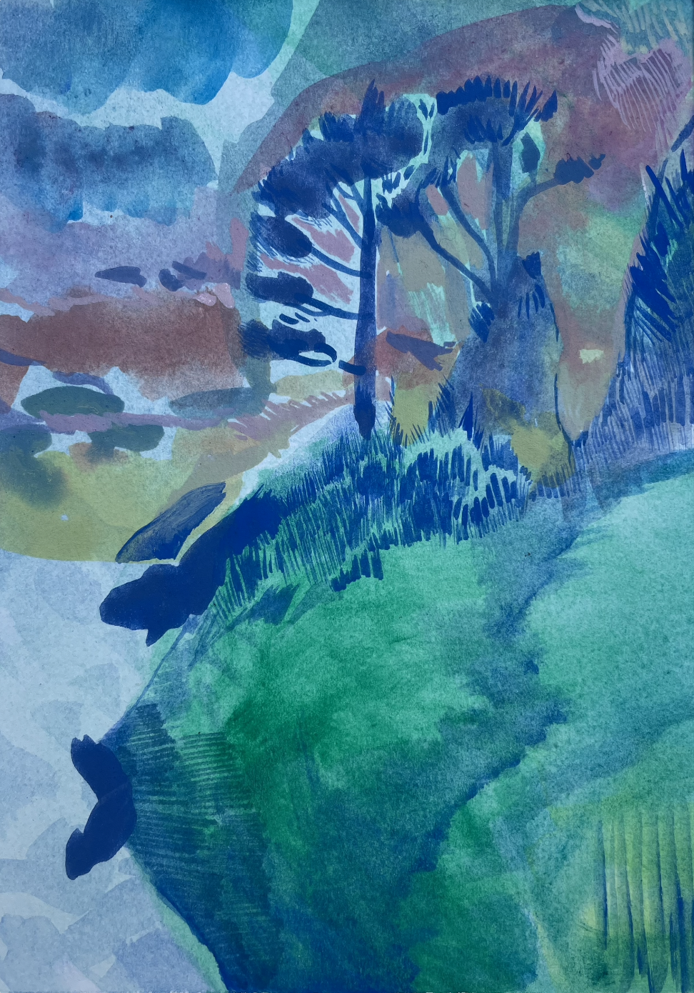 Coastal path by Coral Churchill, 2021