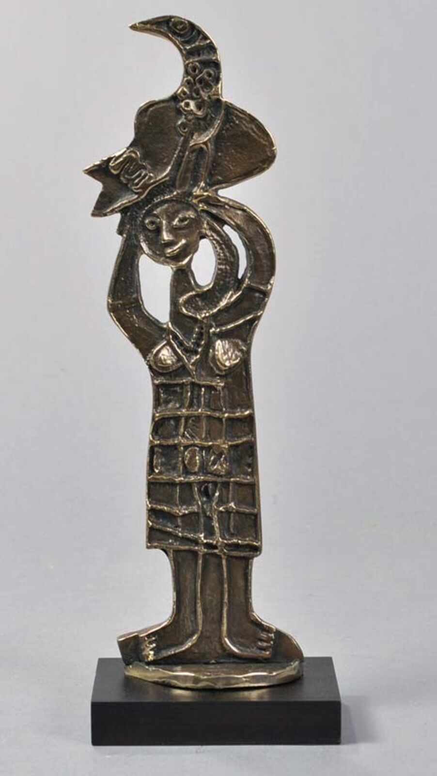 Artwork by Corneille, Jeune fille sauvage, Made of Bronze 