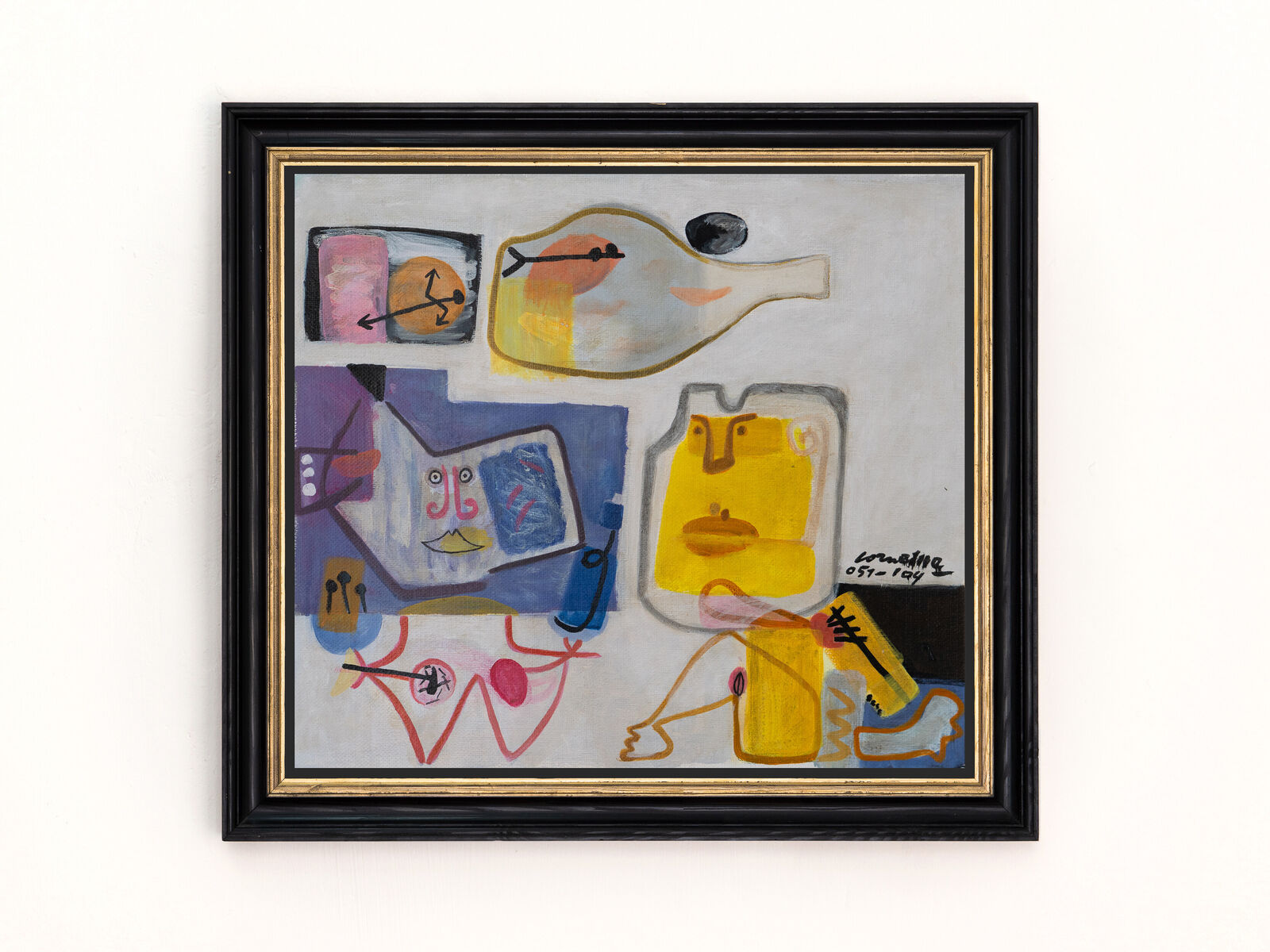 Artwork by Corneille, Untitled, Made of Acrylic on Canvas 