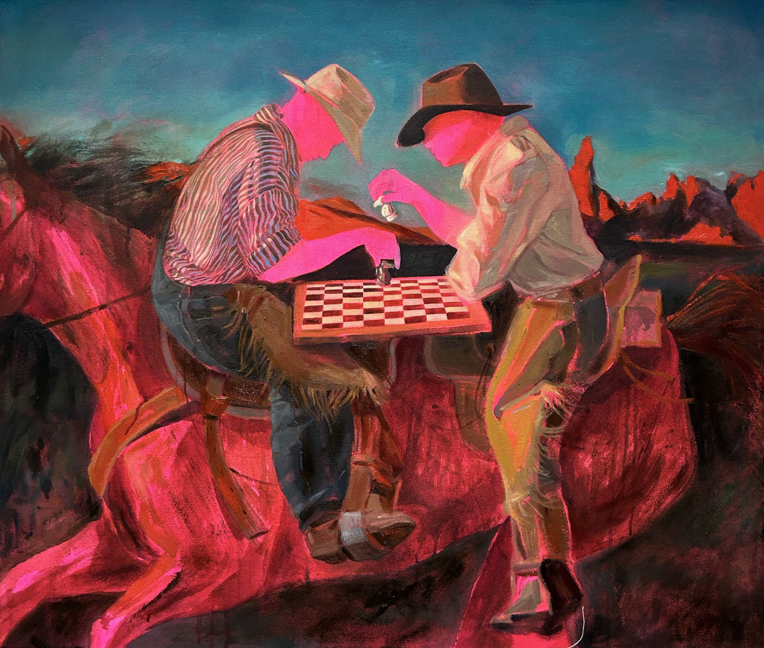 Cowboy Chess by Cynthia Zhou, 2023