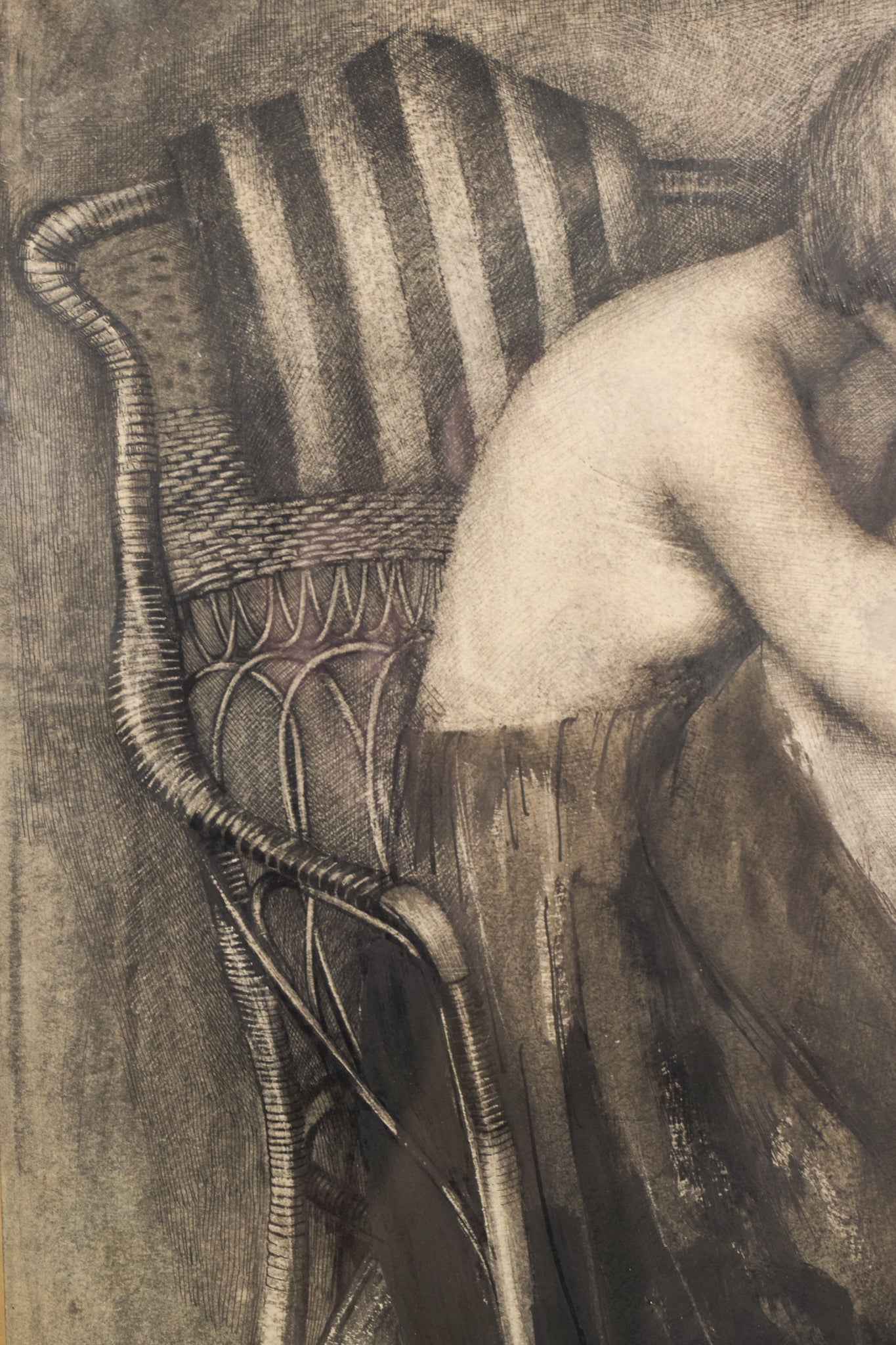 Artwork by Dame Laura Knight, Dame Laura Knight - Follower - Seated Dancer - Drawing, Made of Pastel 