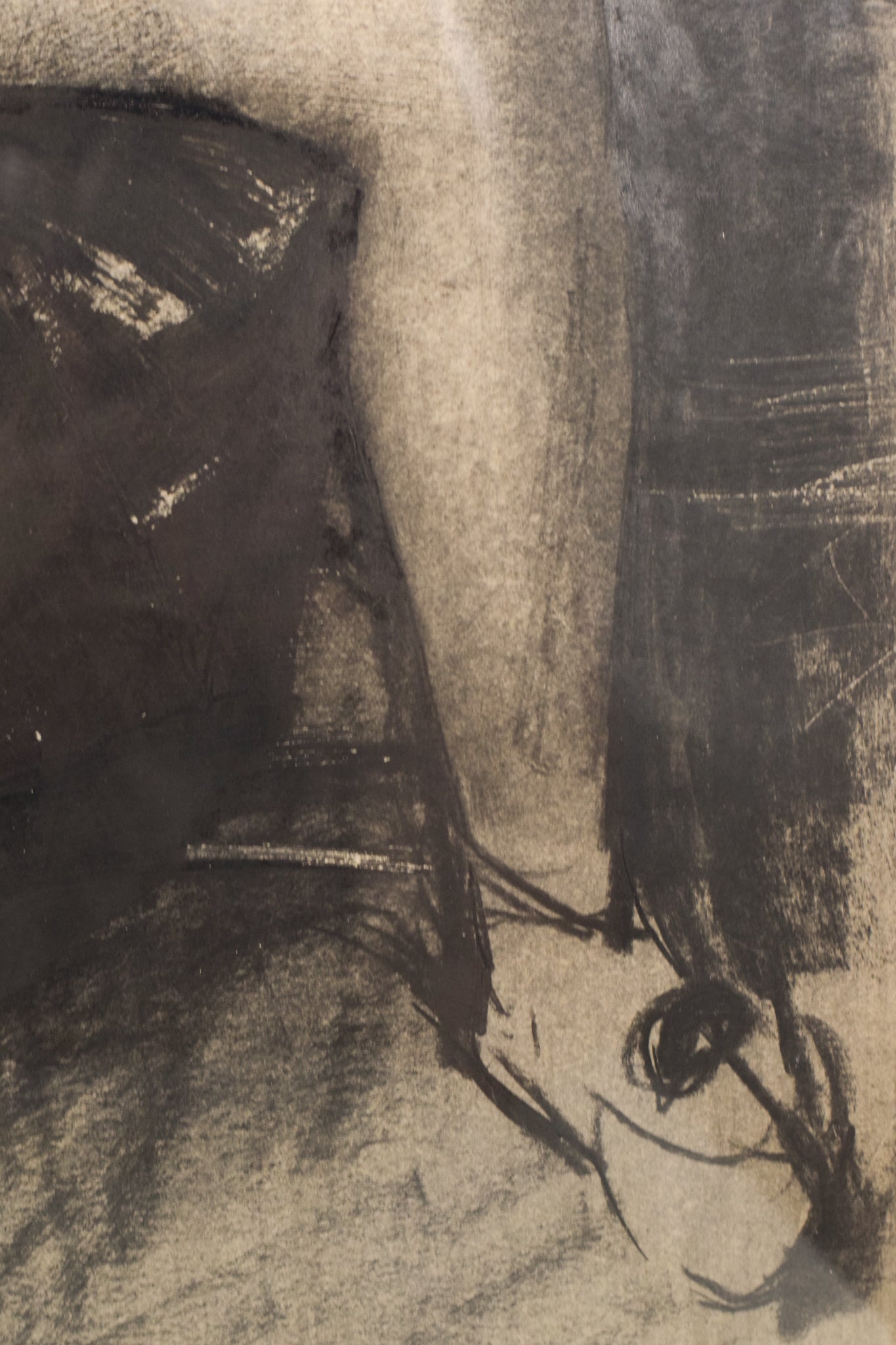 Artwork by Dame Laura Knight, Dame Laura Knight - Follower - Seated Dancer - Drawing, Made of Pastel 