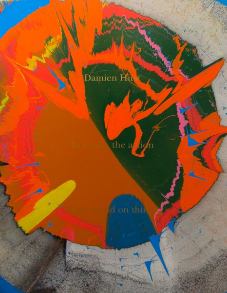 Artwork by Damien Hirst, In a Spin, The Action of the world on things, Made of Plexi Framed Portfolio Box 