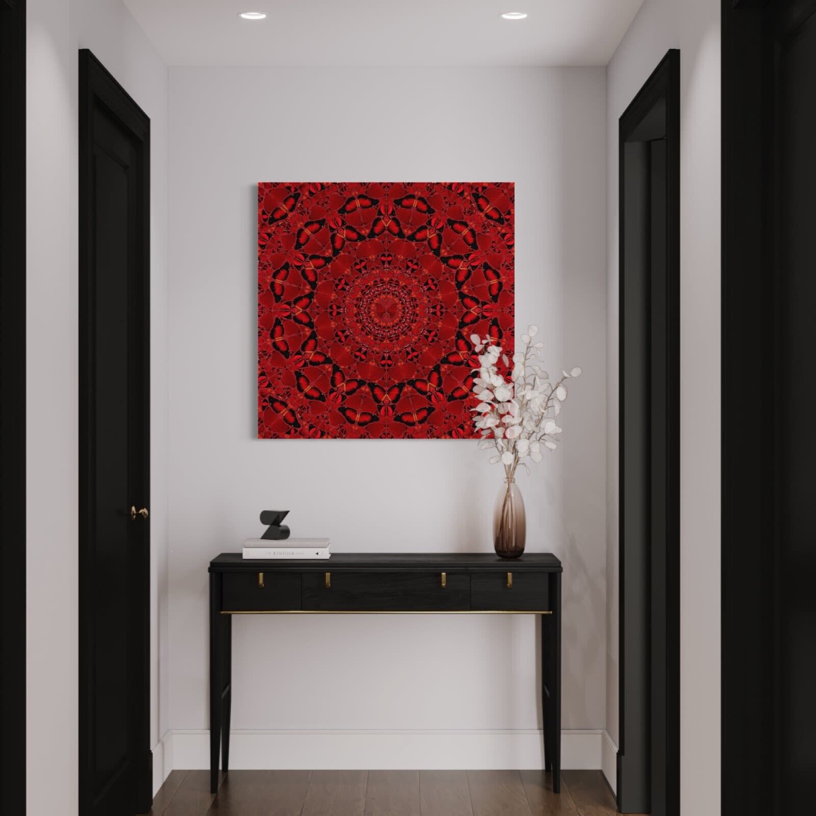 Artwork by Damien Hirst, Suiko (The Empresses H10-4), Made of Laminated Giclée print on aluminium composite, screen printed with glitter 